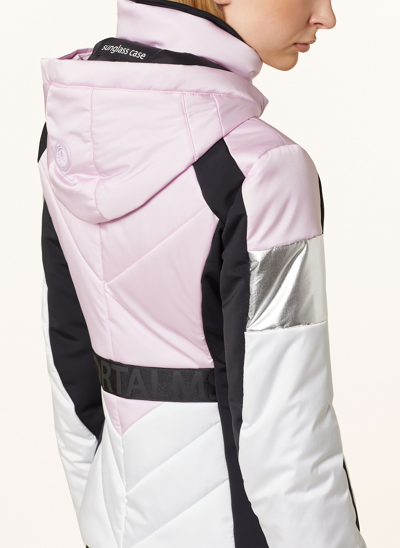 SPORTALM Ski jacket: LIGHT PINK / WHITE / SILVER