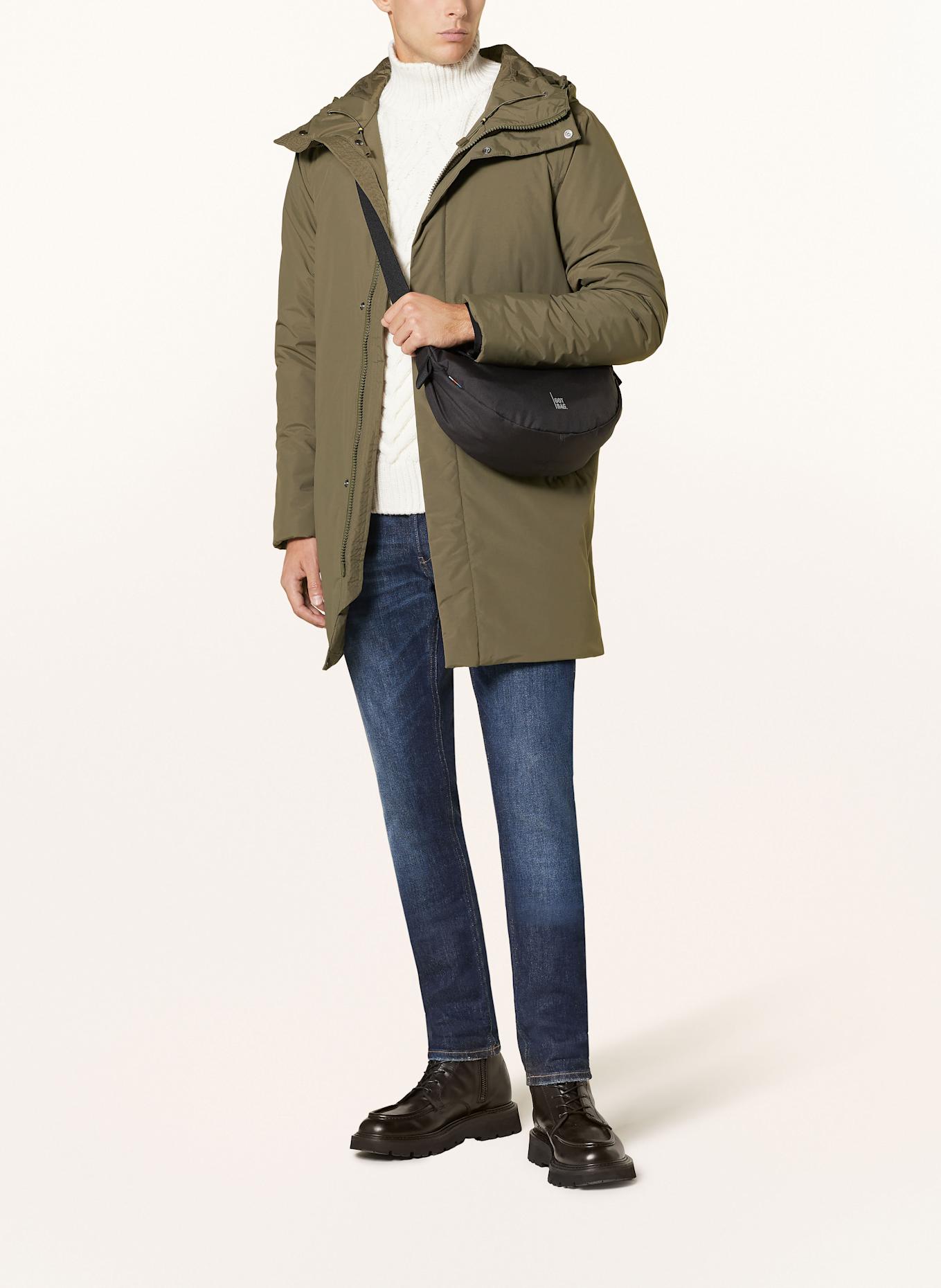 K-WAY THOMAS down parka, Color: KHAKI (Image 2)