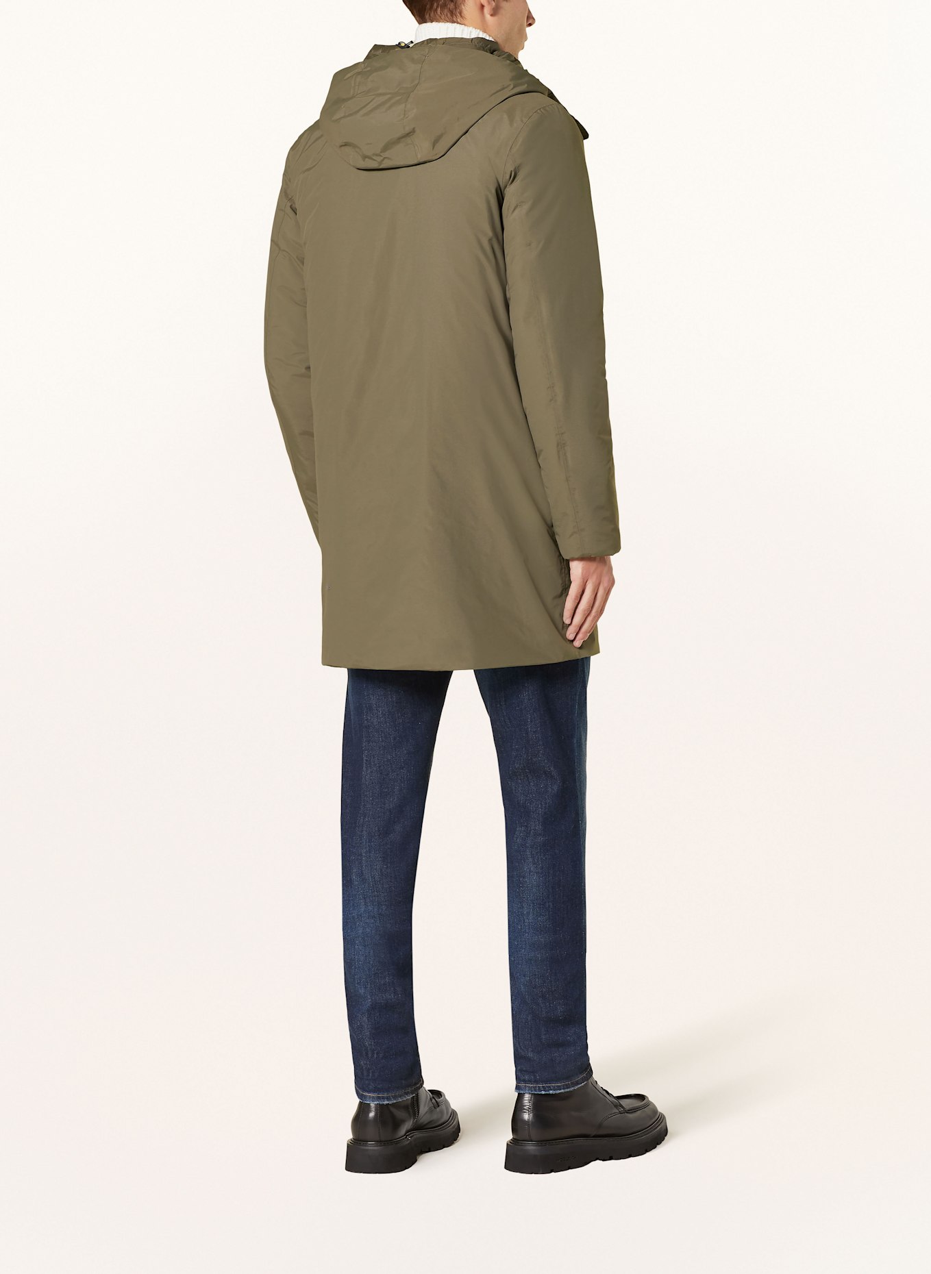 K-WAY THOMAS down parka, Color: KHAKI (Image 3)