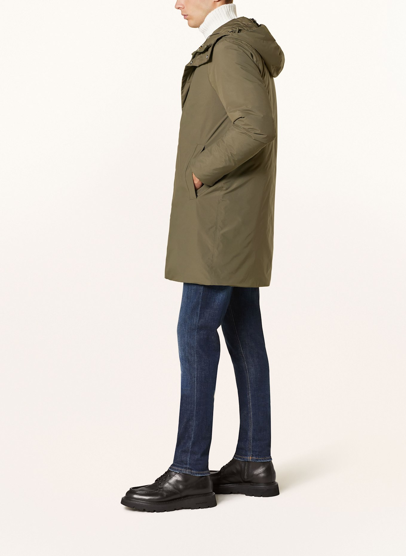 K-WAY THOMAS down parka, Color: KHAKI (Image 4)