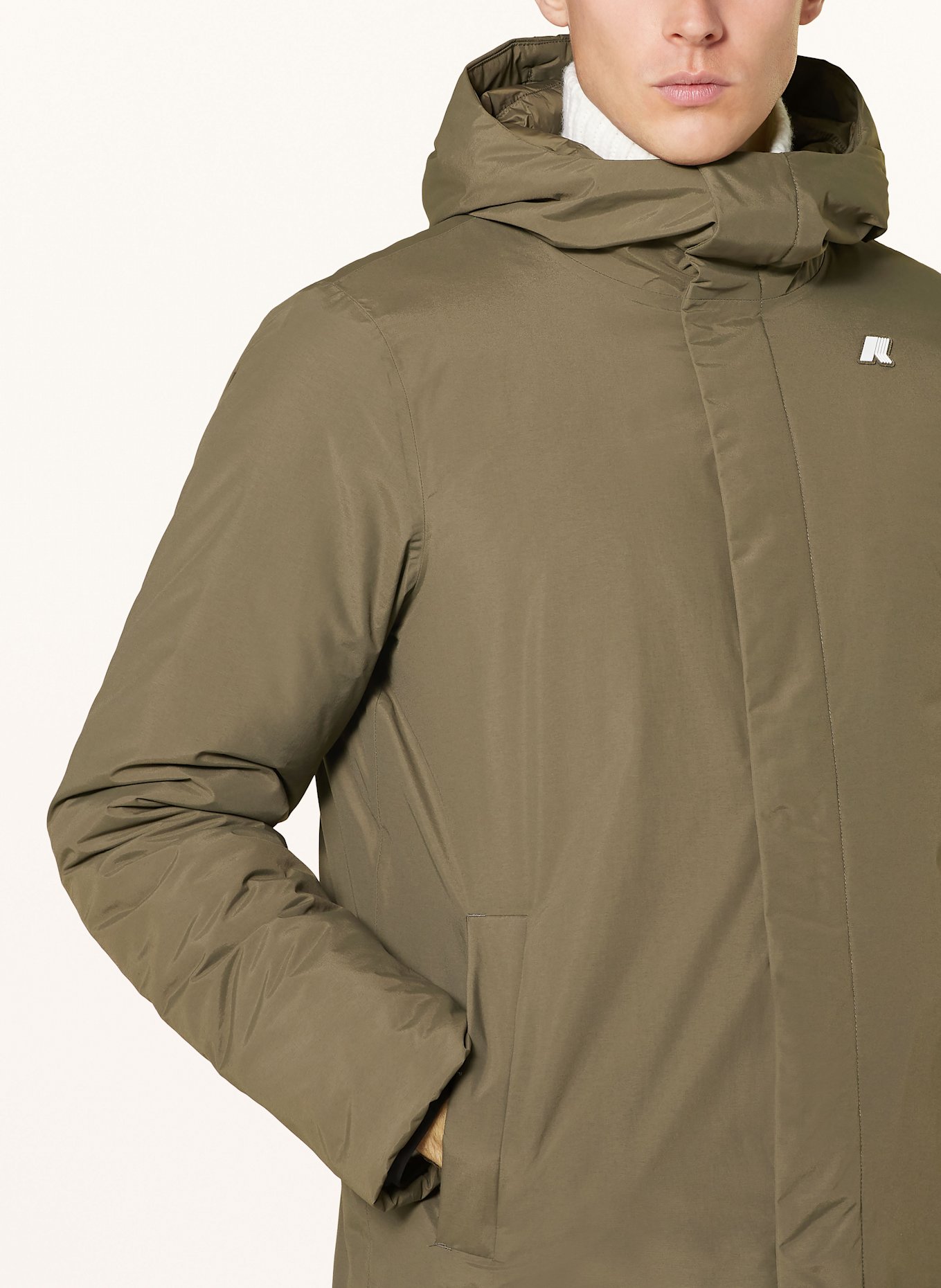 K-WAY THOMAS down parka, Color: KHAKI (Image 5)