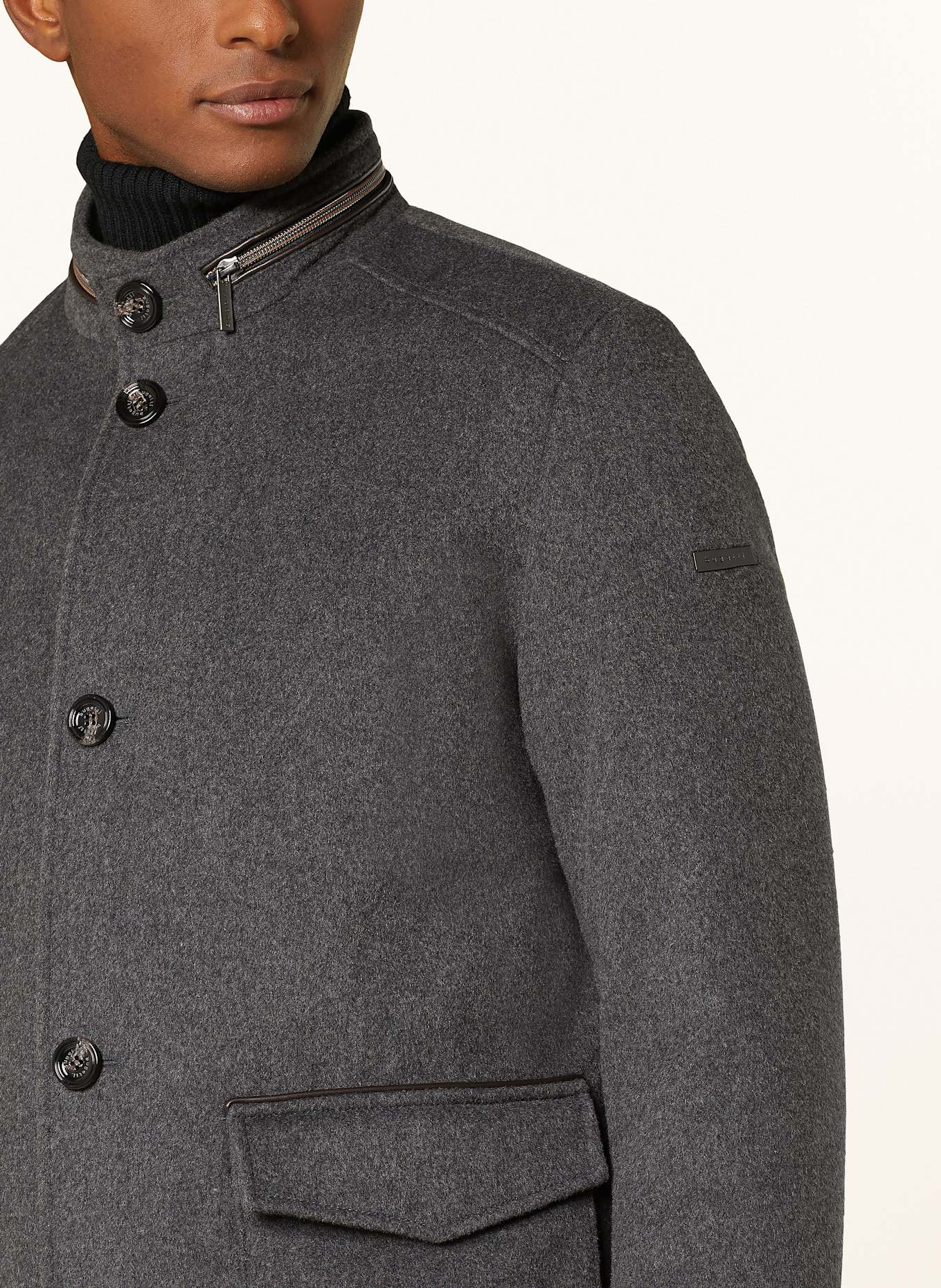 bugatti Jacke: DUNKELGRAU