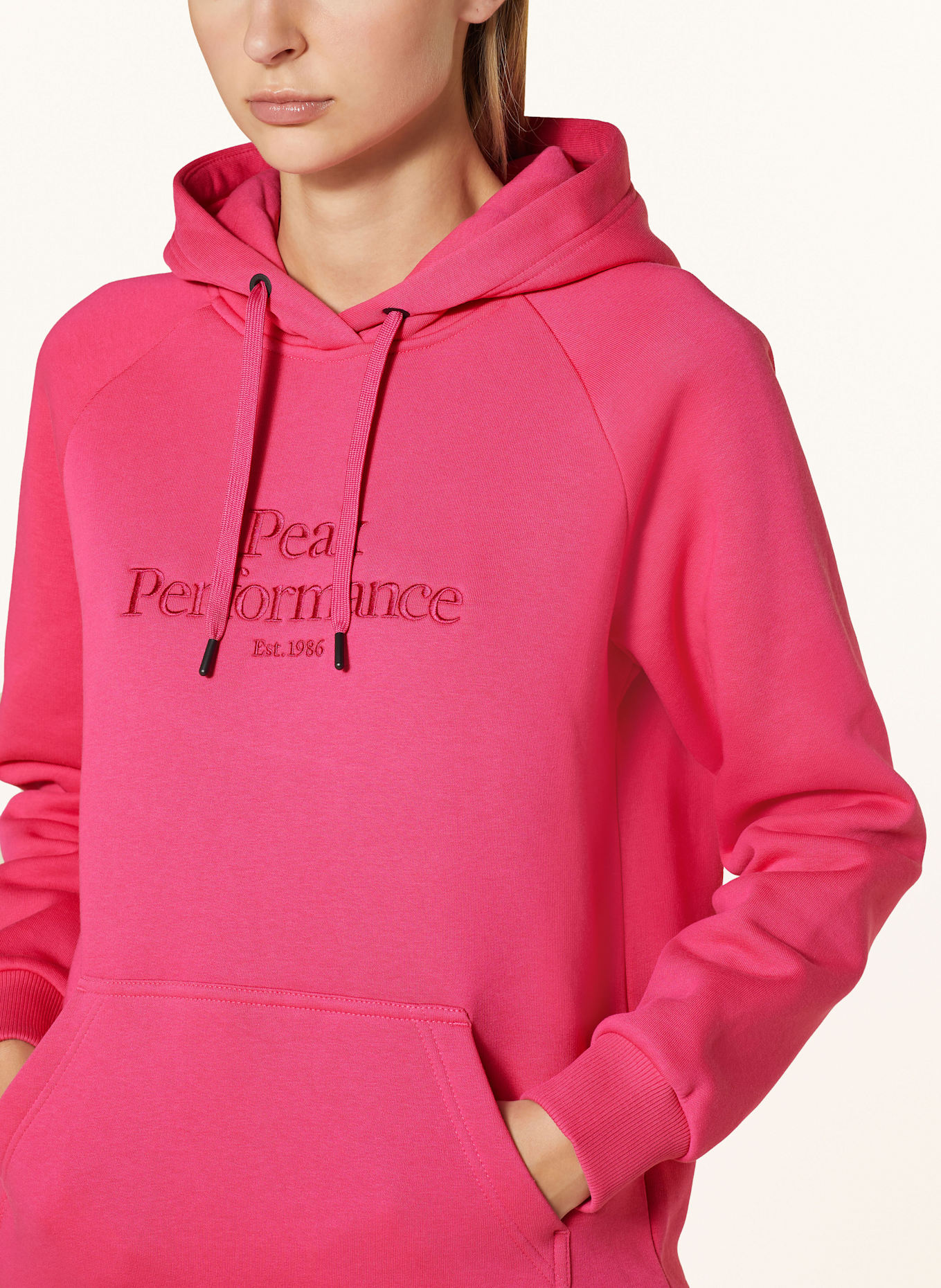 Peak performance hoodie rosa discount