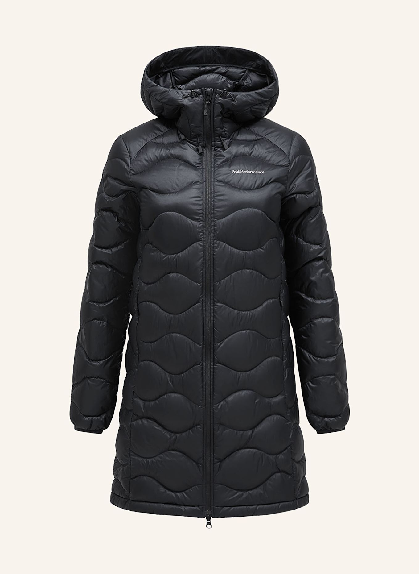 Peak Performance HELIUM lightweight down coat in black