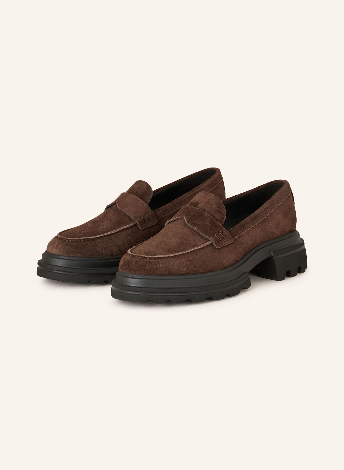 HOGAN Platform loafers MOCASSINO