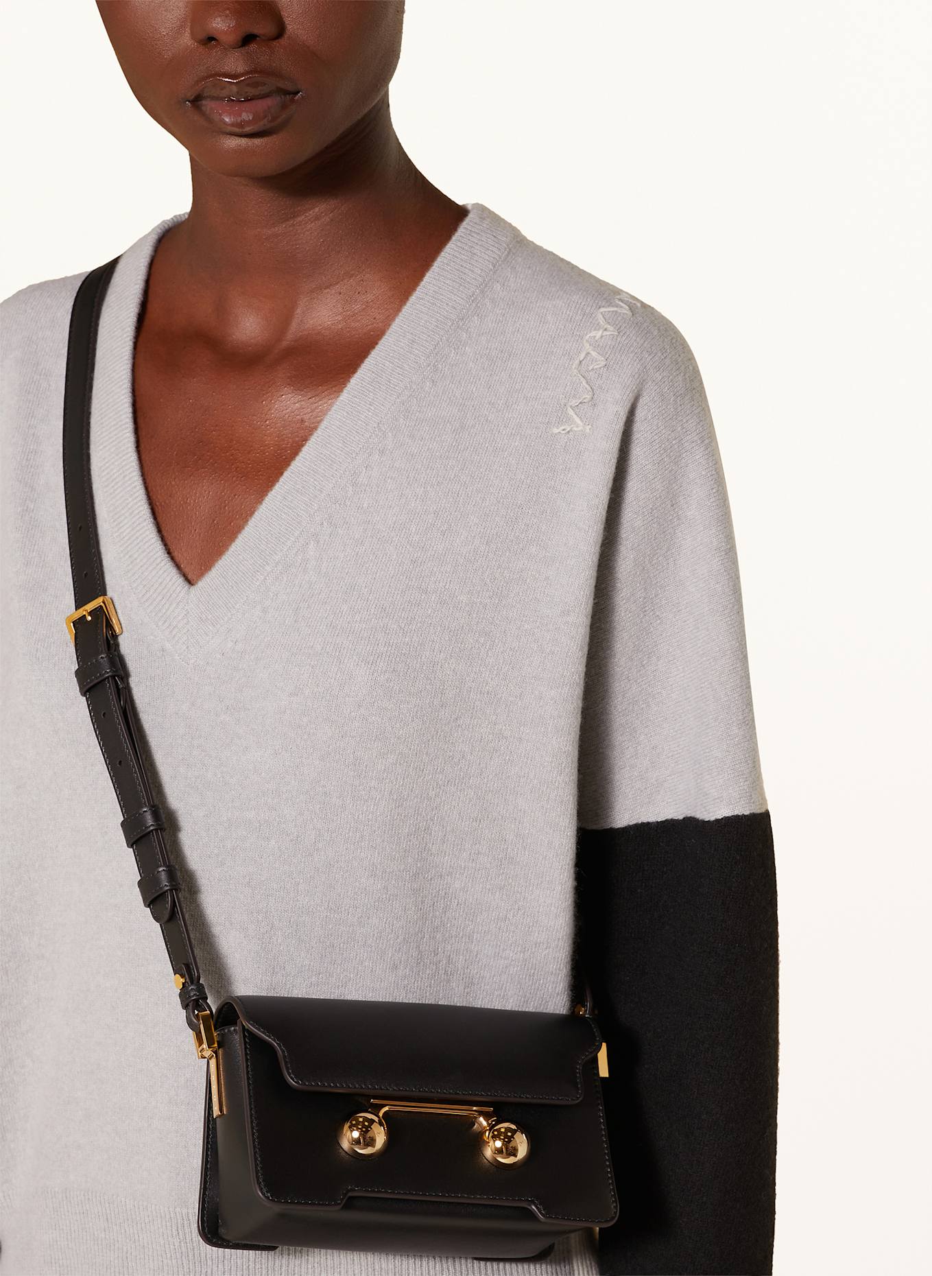 MARNI Umhängetasche: SCHWARZ