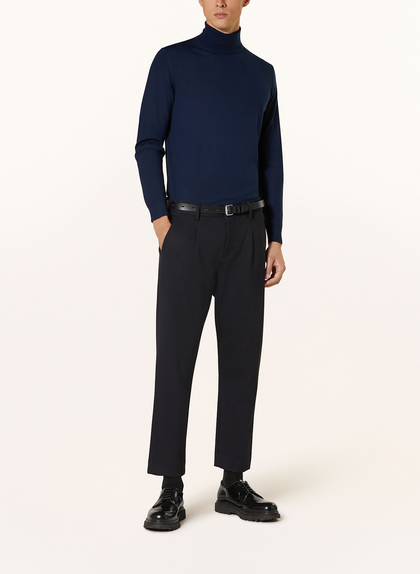PAUL Rollkragenpullover: DUNKELBLAU