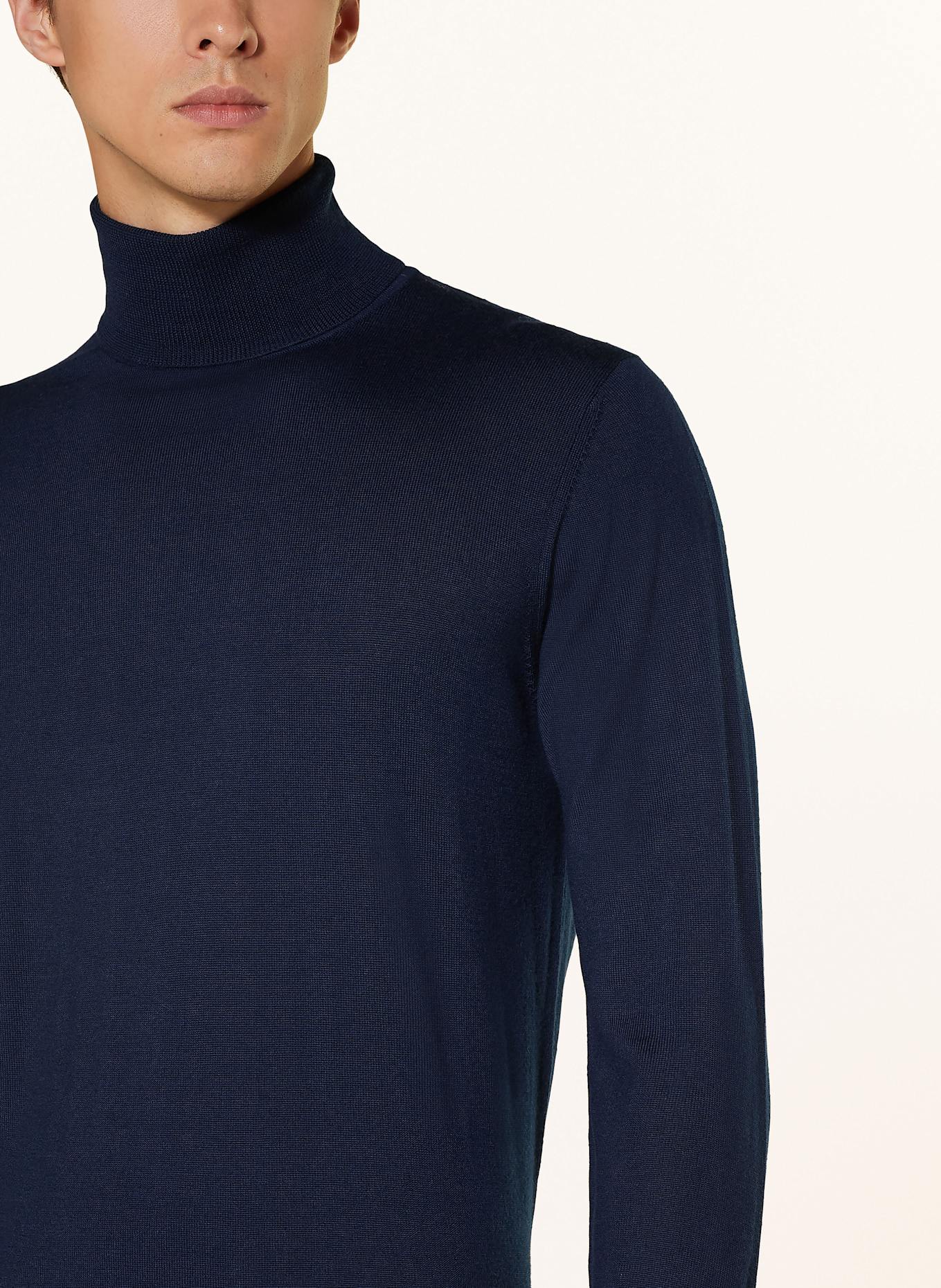 PAUL Rollkragenpullover: DUNKELBLAU