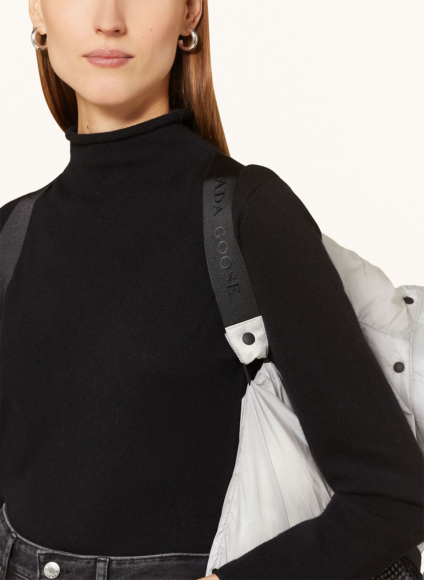 CANADA GOOSE Cropped-Daunenjacke CYPRESS: HELLGRAU