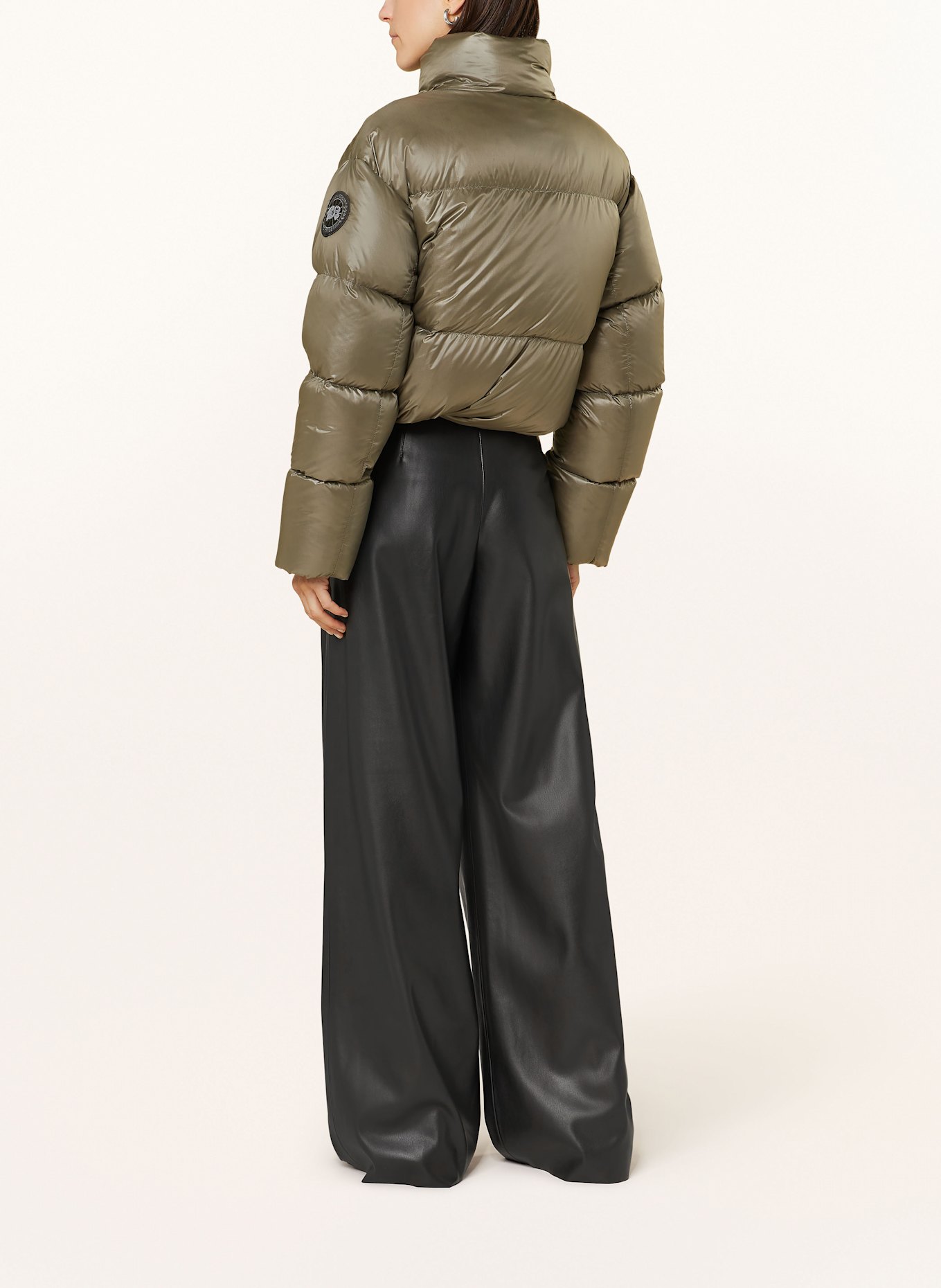 CANADA GOOSE Cropped-Daunenjacke CYPRESS: DUNKELGRÜN