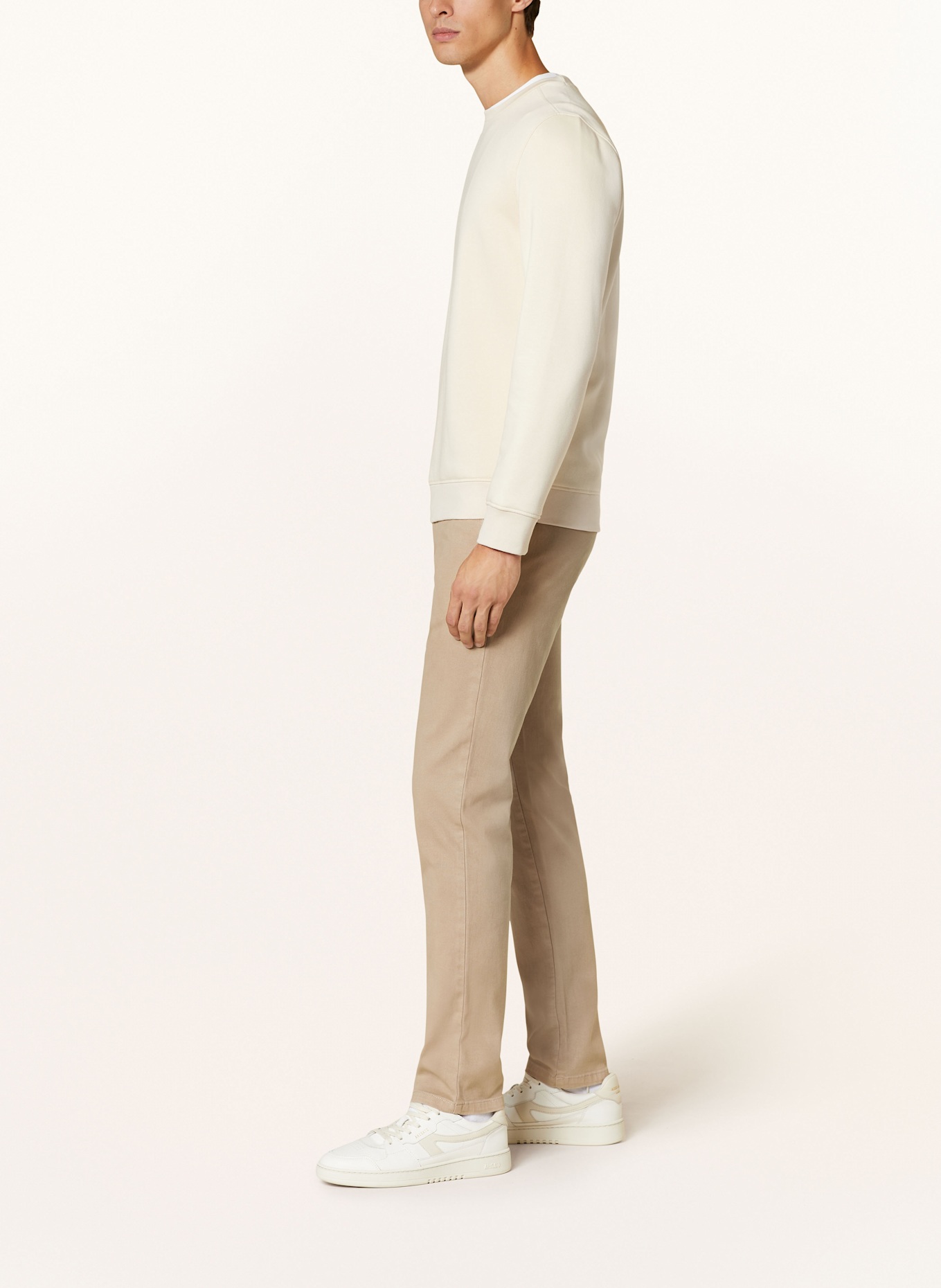 STROKESMAN'S Piqué-Chino Slim Fit, Farbe: BEIGE (Bild 4)