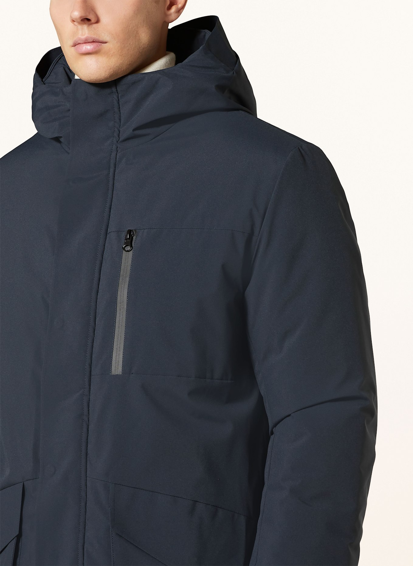 STROKESMAN'S Parka: DUNKELBLAU