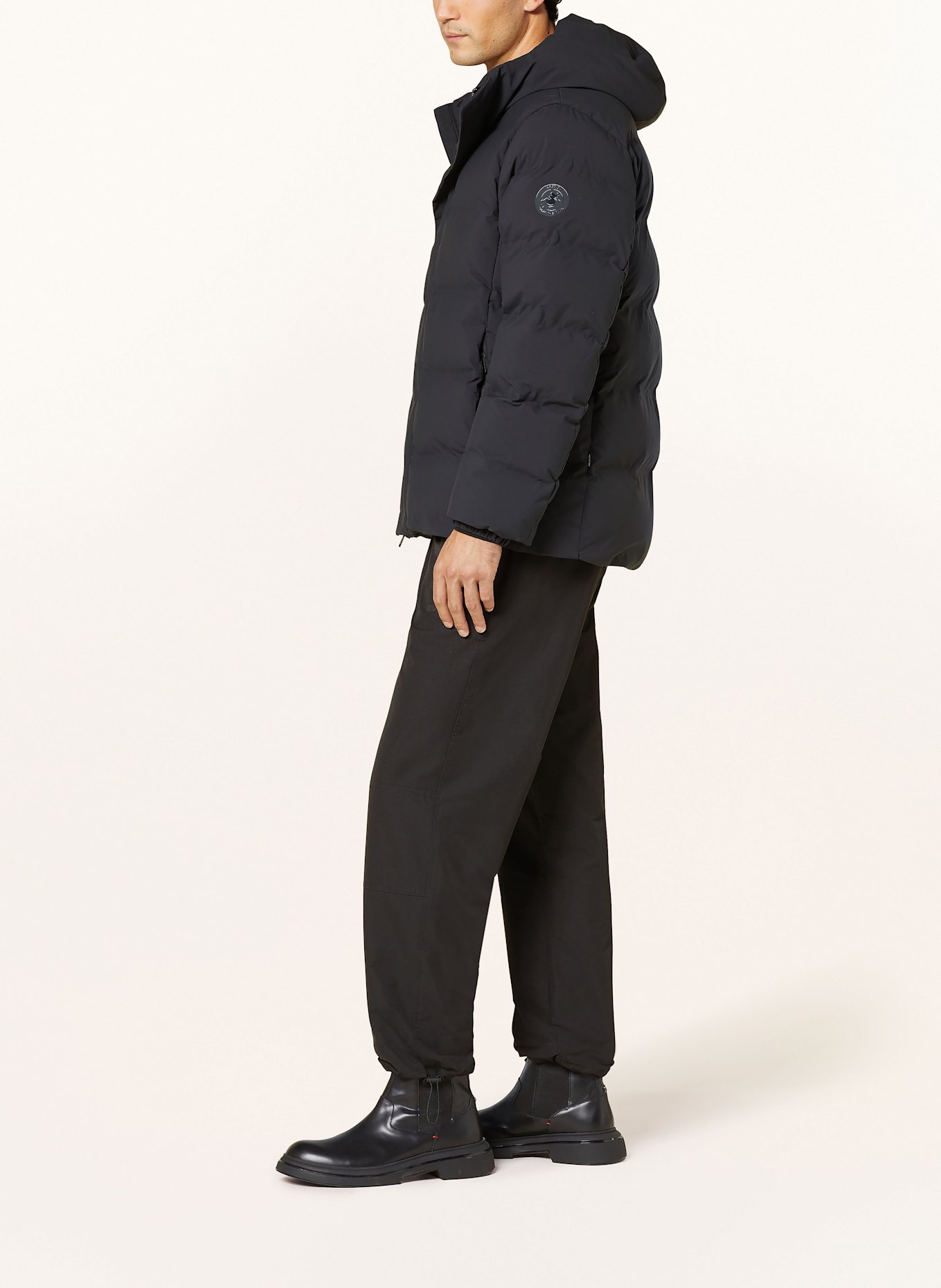 SAVE THE DUCK Steppjacke LELAND: SCHWARZ