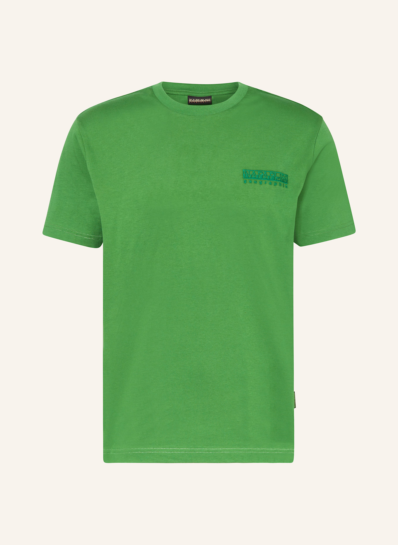 NAPAPIJRI T-shirt S-KANDER: LIGHT GREEN