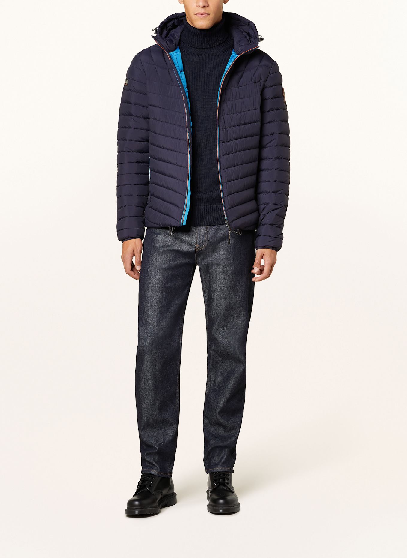 NAPAPIJRI Quilted jacket A-LAPAZ: DARK BLUE