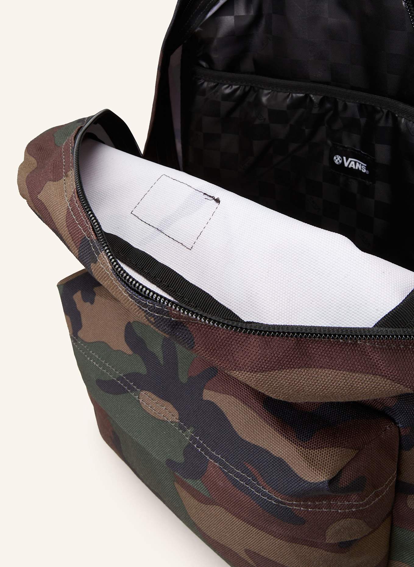 Vans khaki backpack discount