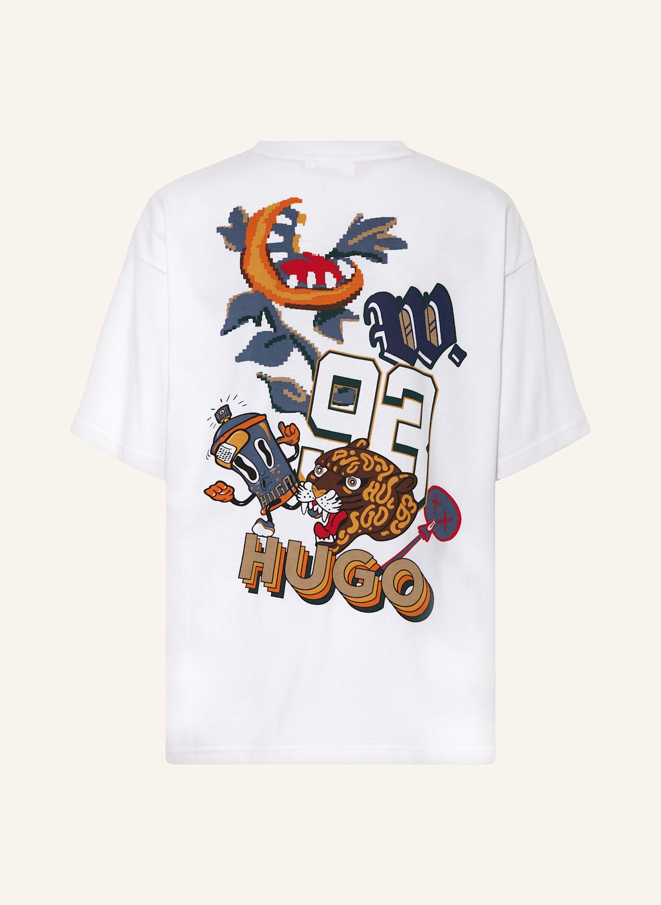 HUGO T-Shirt, Farbe: WEISS (Bild 2)