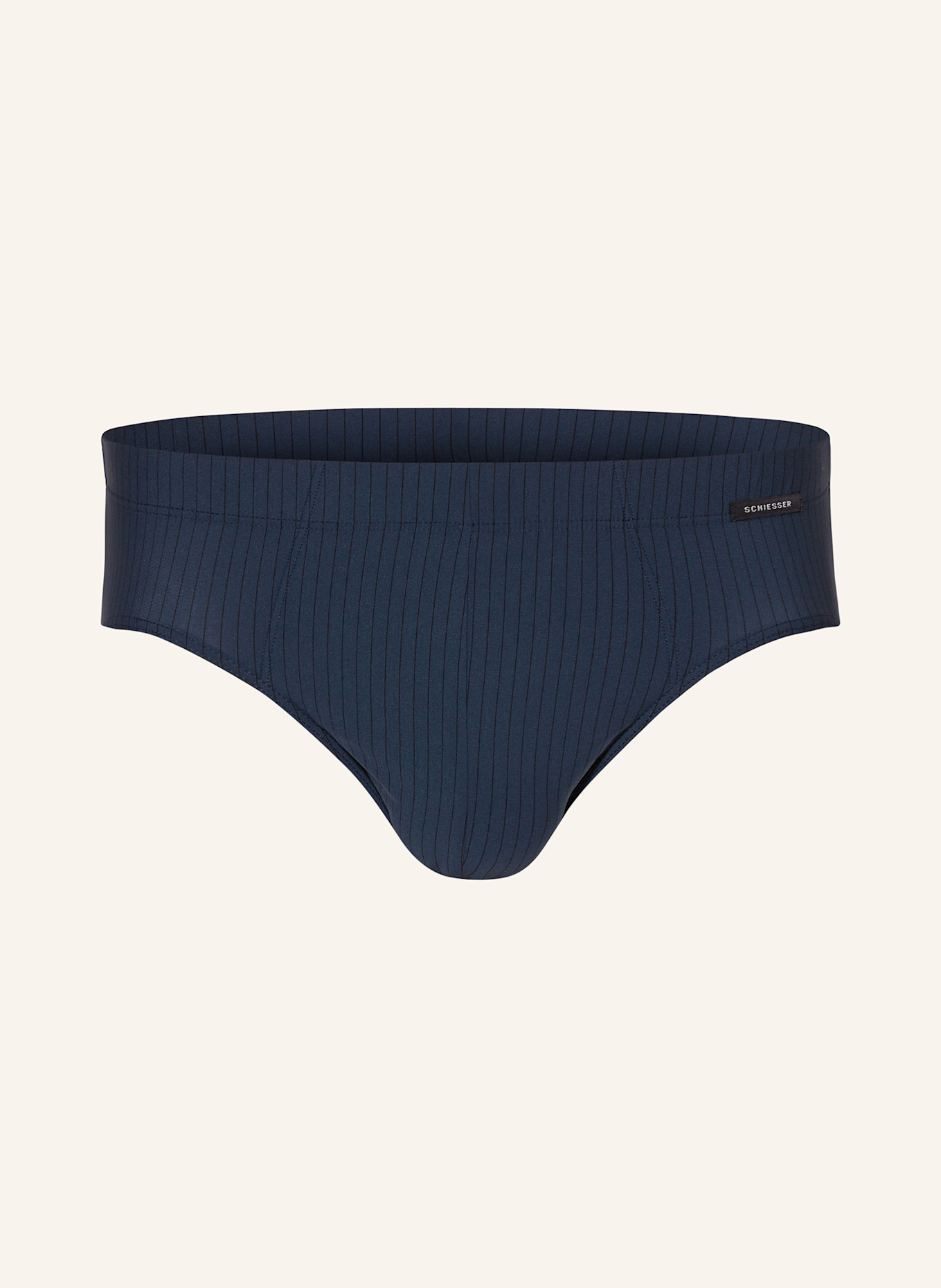 SCHIESSER Slip PURE MICRO: DUNKELBLAU / SCHWARZ