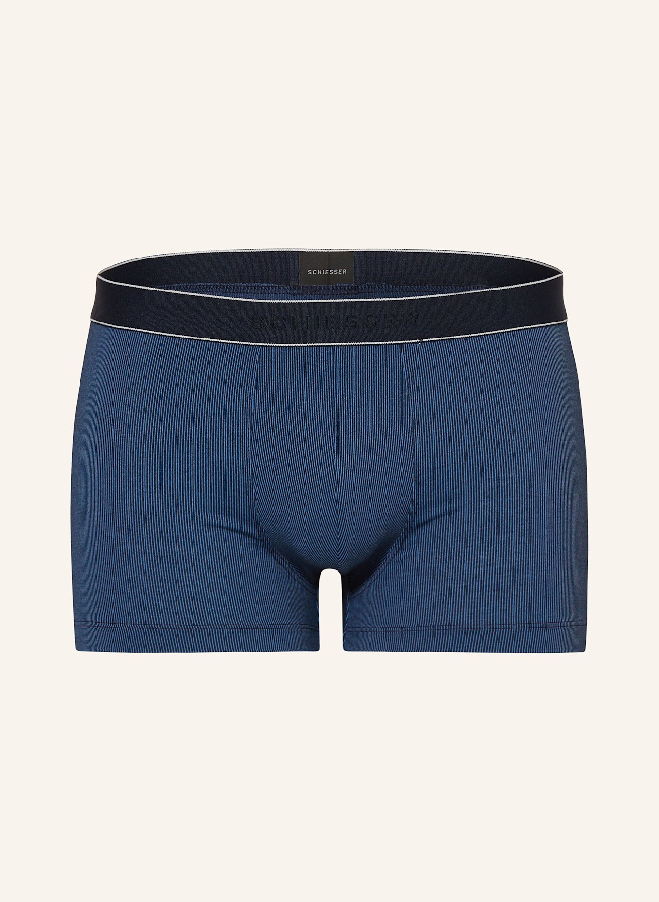 SCHIESSER DUALITY FUNCTION boxer shorts: DARK BLUE / BLACK