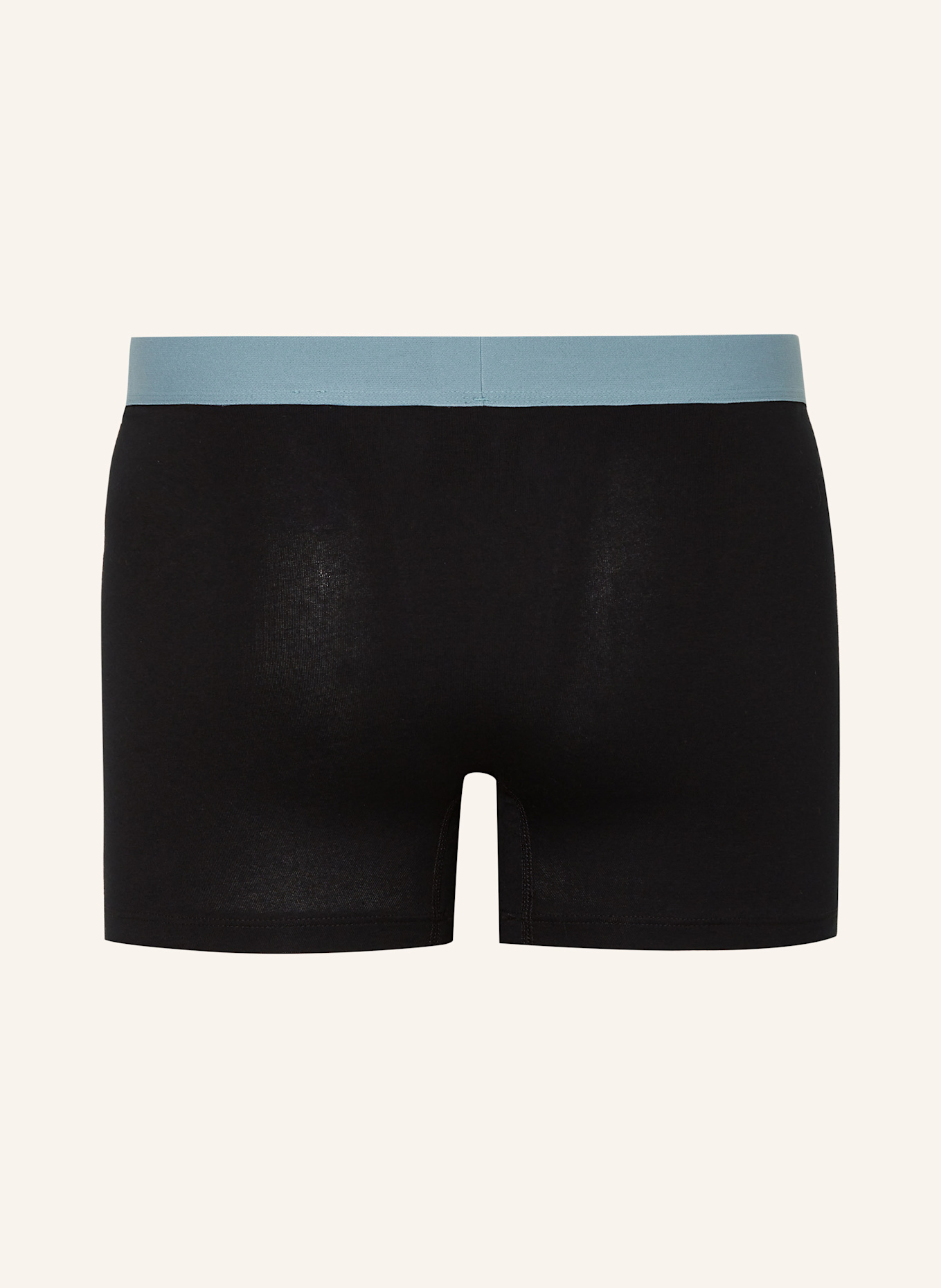 SCHIESSER 3-pack boxer shorts 95/5: BLACK / DARK GREEN / MINT