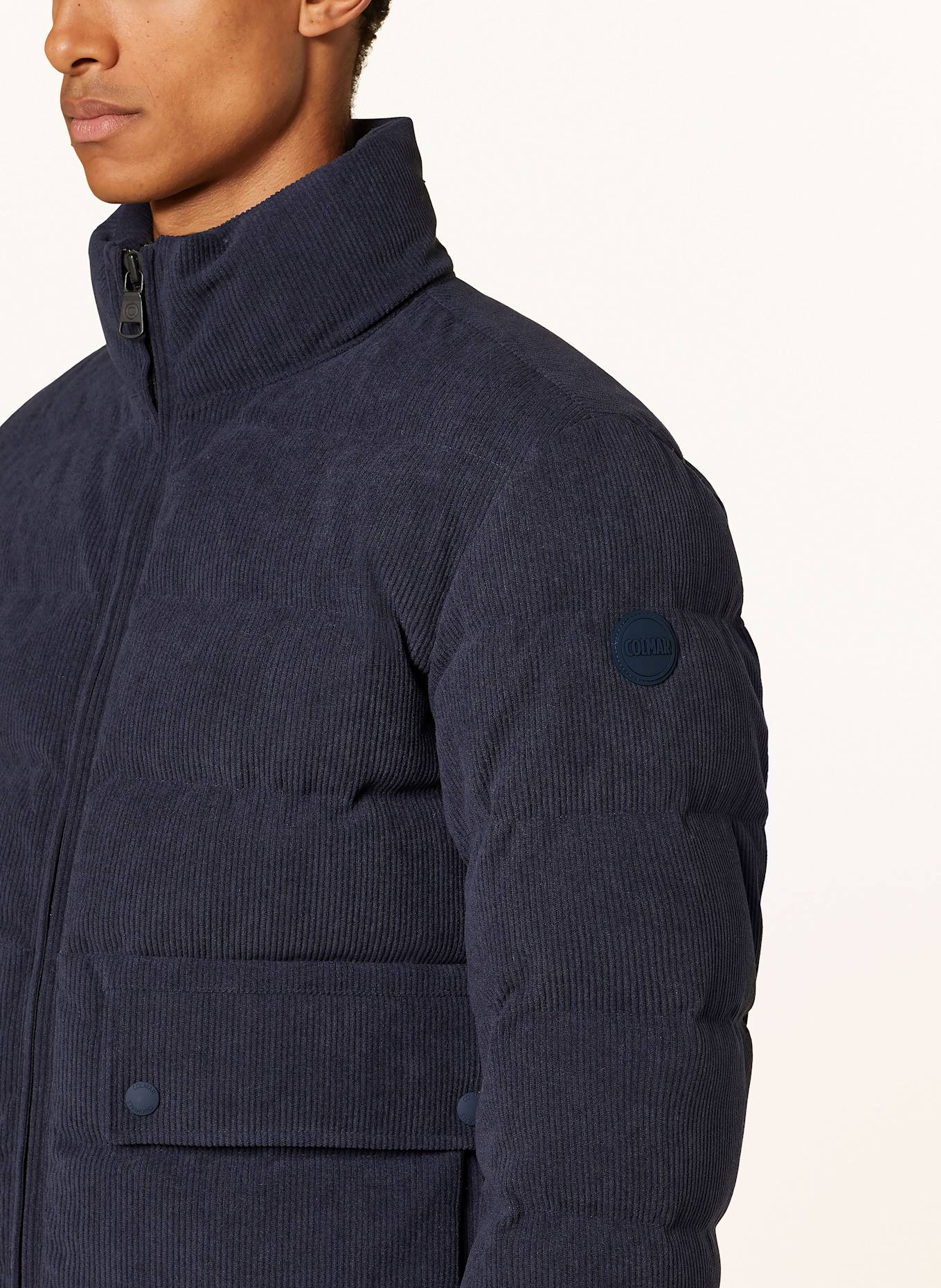 COLMAR Daunenjacke aus Cord, Farbe: DUNKELBLAU (Bild 4)
