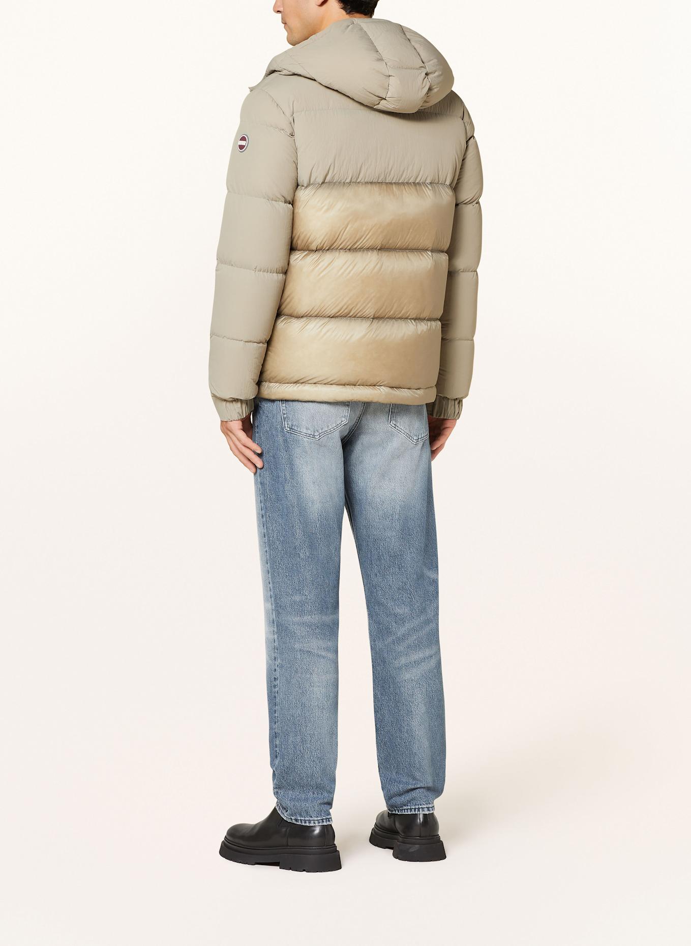 COLMAR Lightweight-Daunenjacke: HELLBRAUN