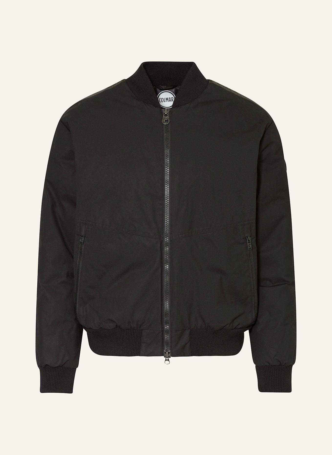COLMAR Down blouson in mixed materials in black