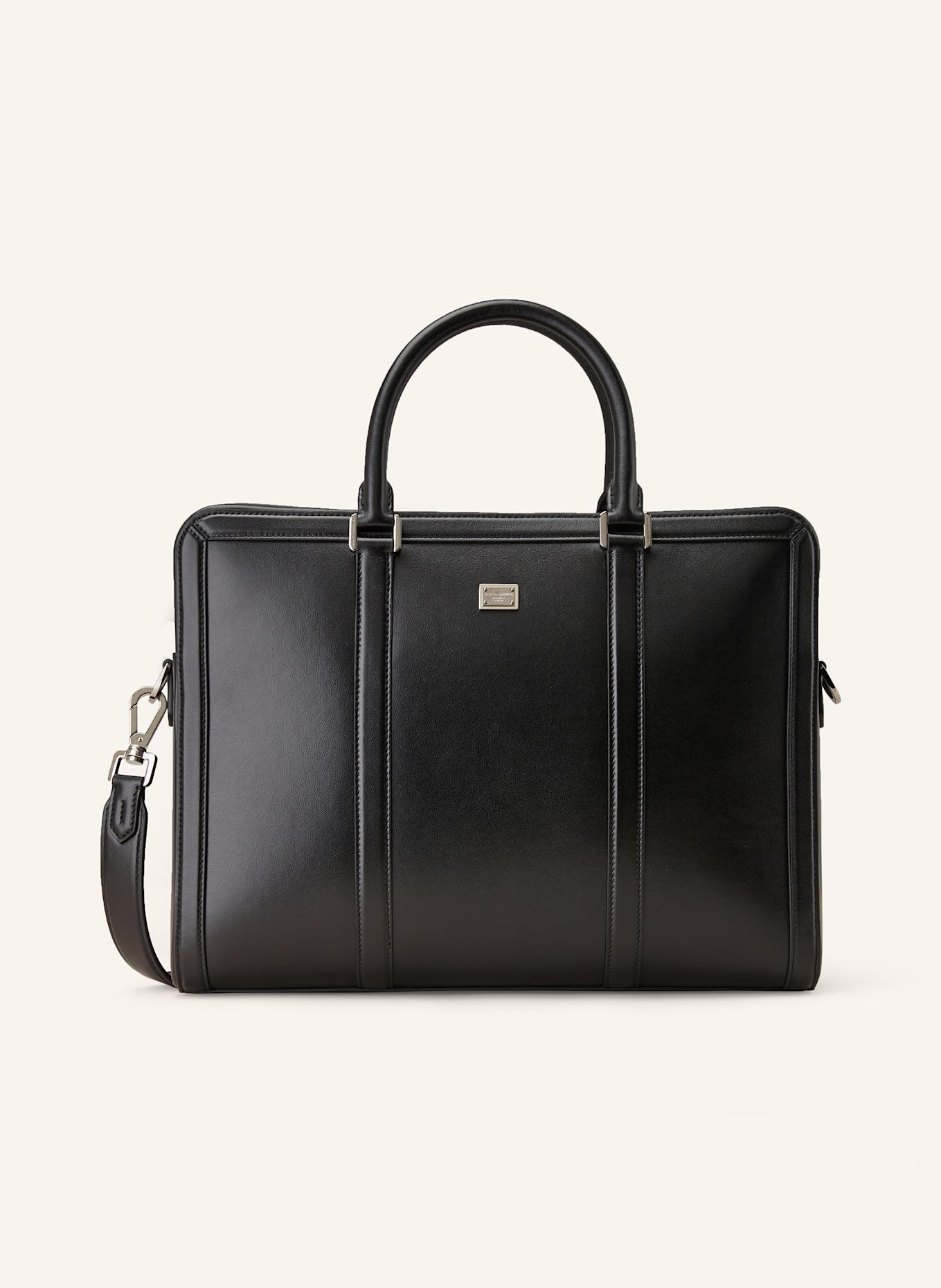 DOLCE GABBANA Business bag in black