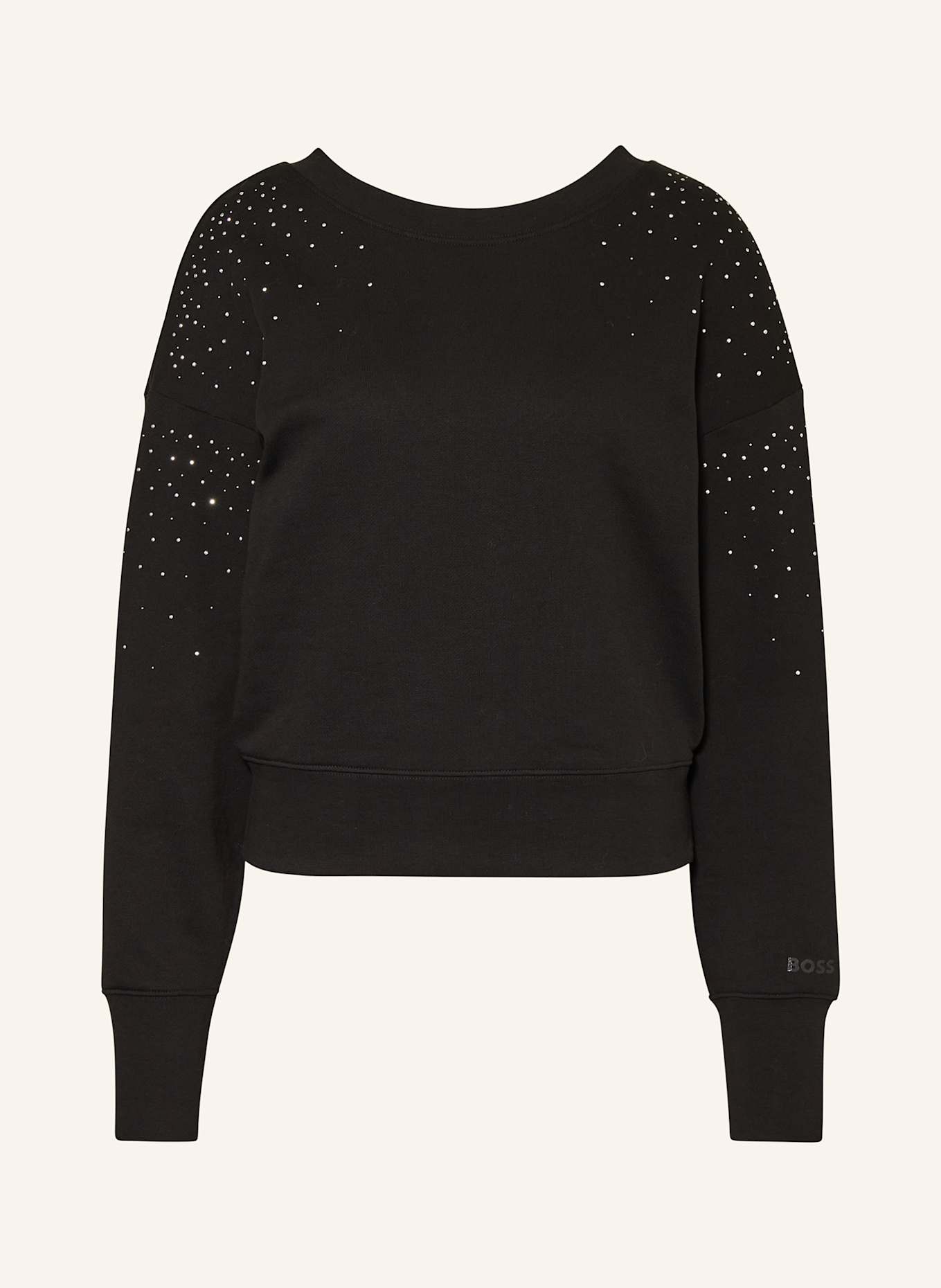 Boss world ribbed sweatshirt clearance