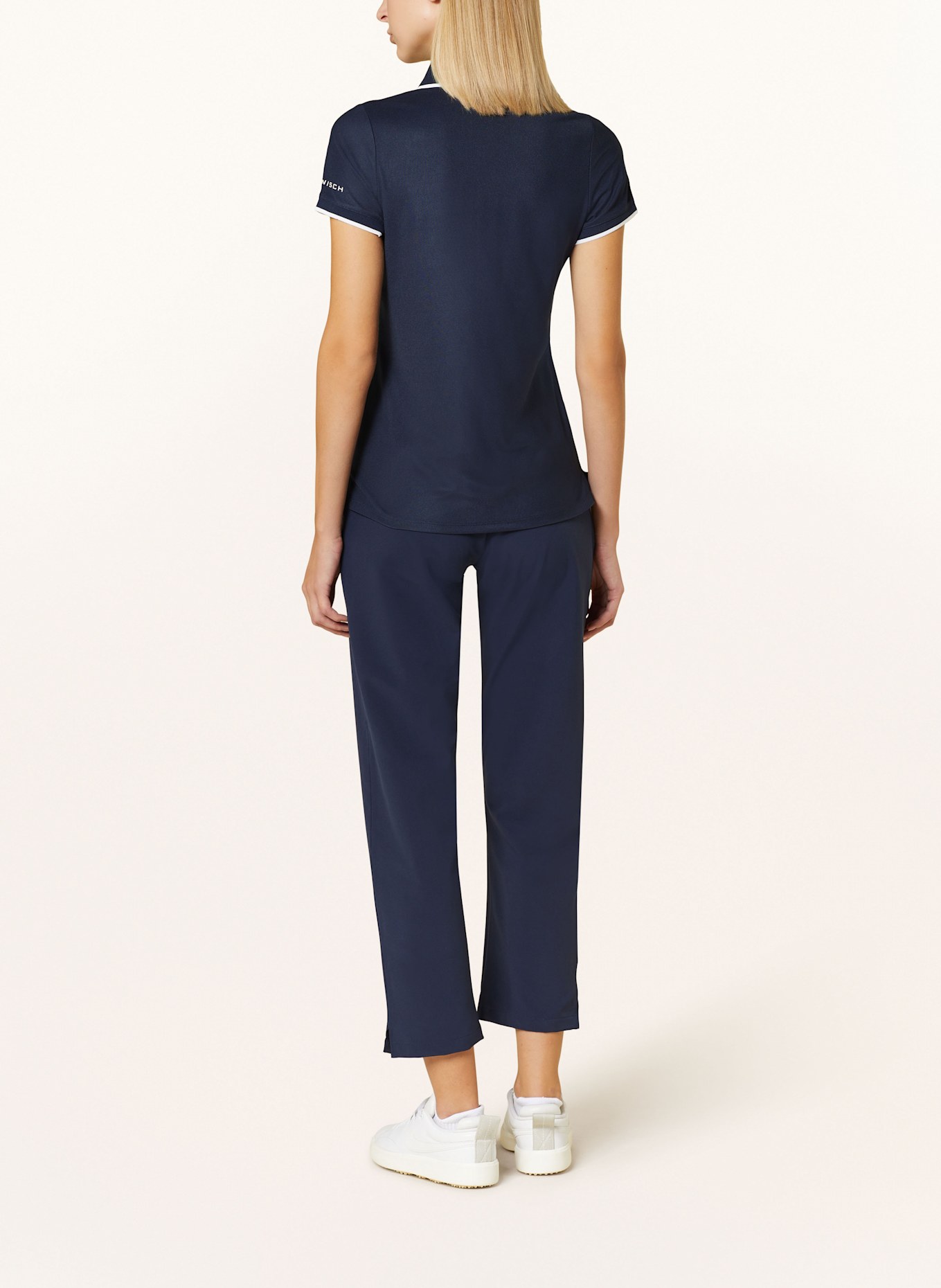 RÖHNISCH MIRIAM functional polo shirt: DARK BLUE