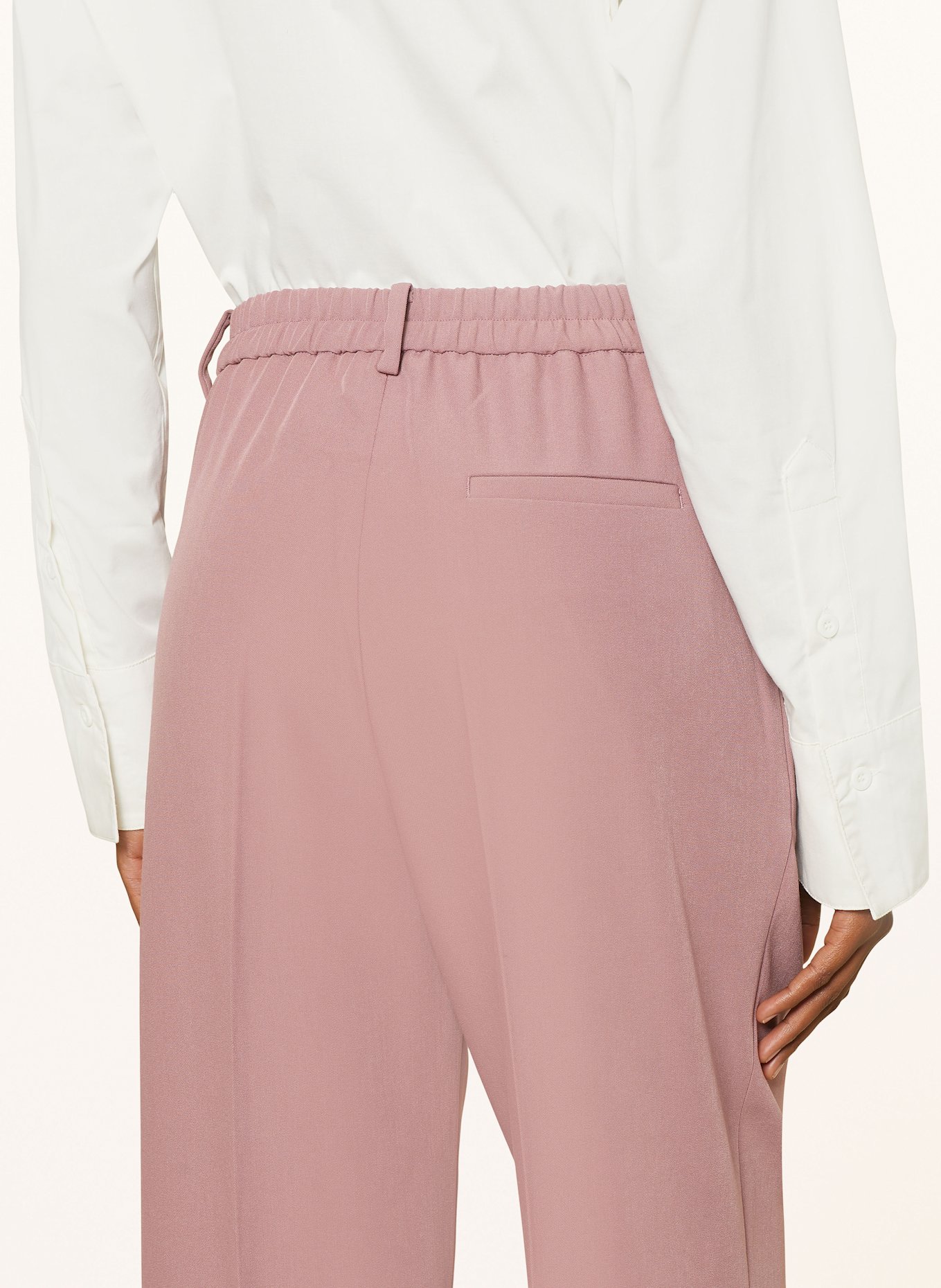 MRS & HUGS Wide leg trousers, Color: DUSKY PINK (Image 5)