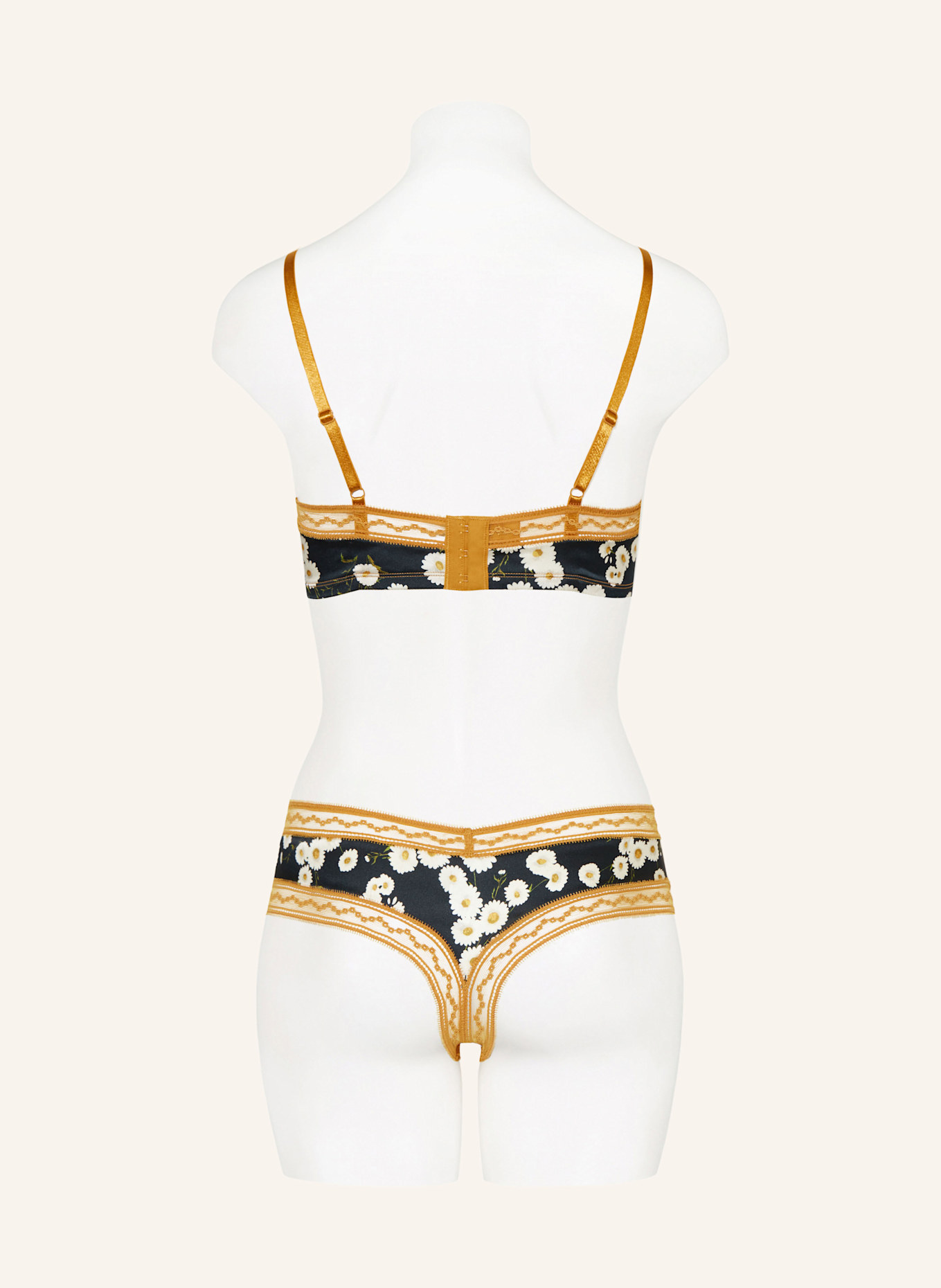 ERES Triangel-BH SENTIMENT: SCHWARZ / DUNKELGELB / WEISS