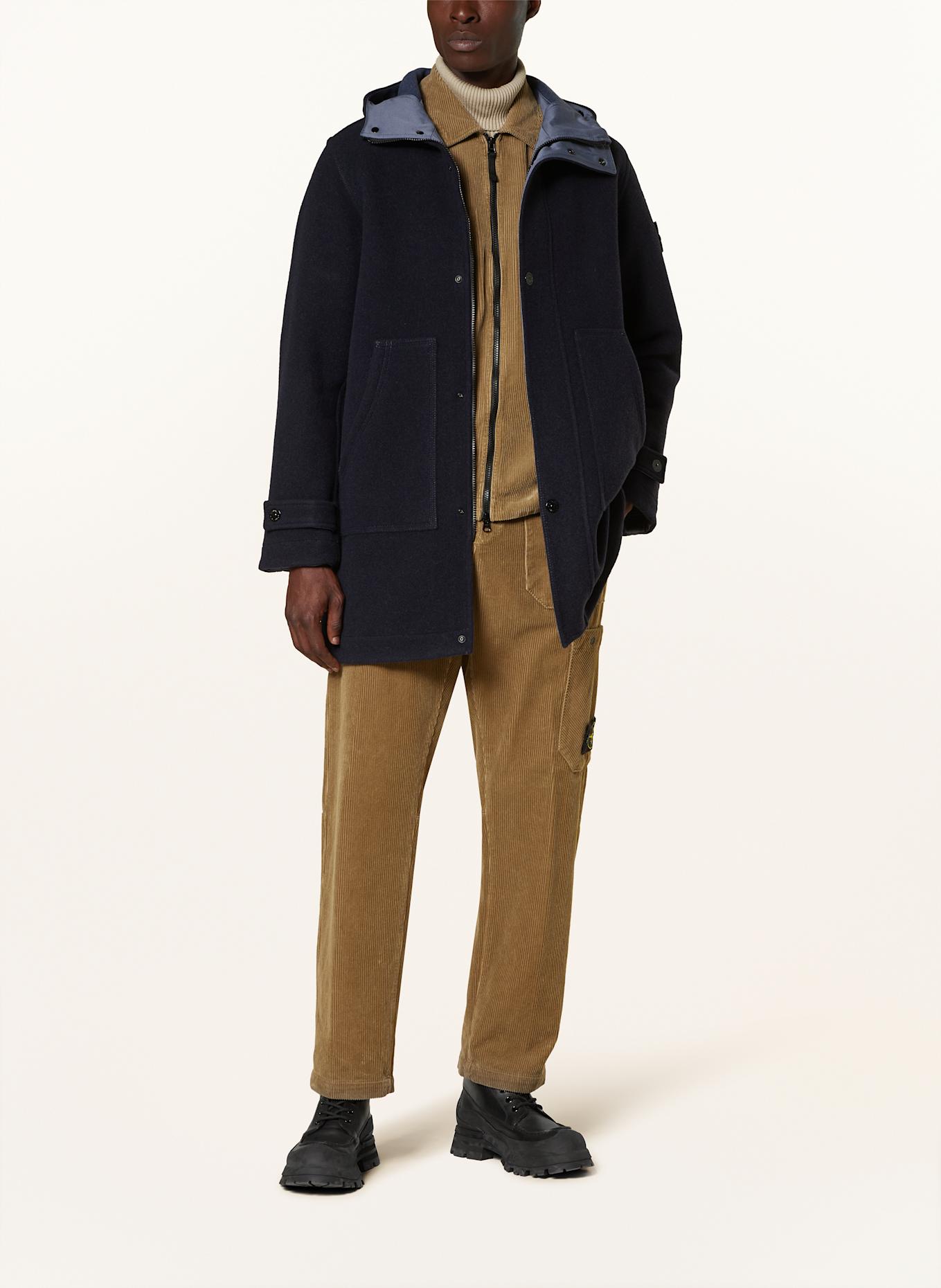 STONE ISLAND Mantel PANNO: DUNKELBLAU