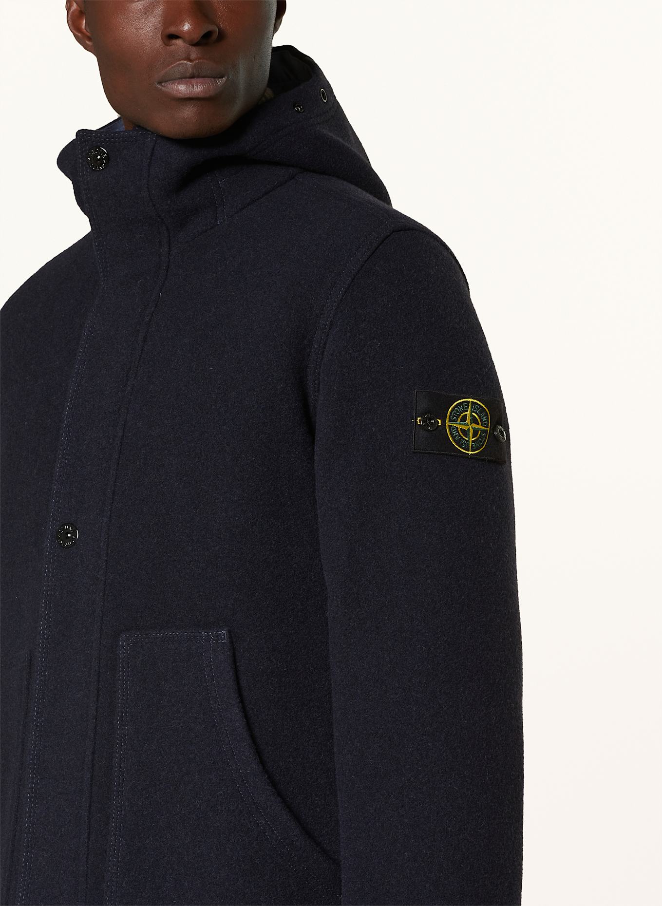 STONE ISLAND Mantel PANNO: DUNKELBLAU