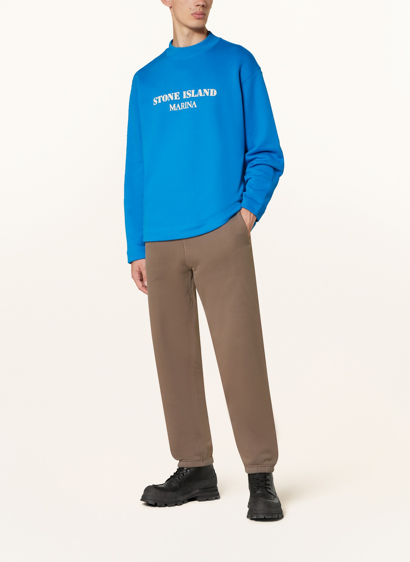 Stone island marina blue sweatshirt store