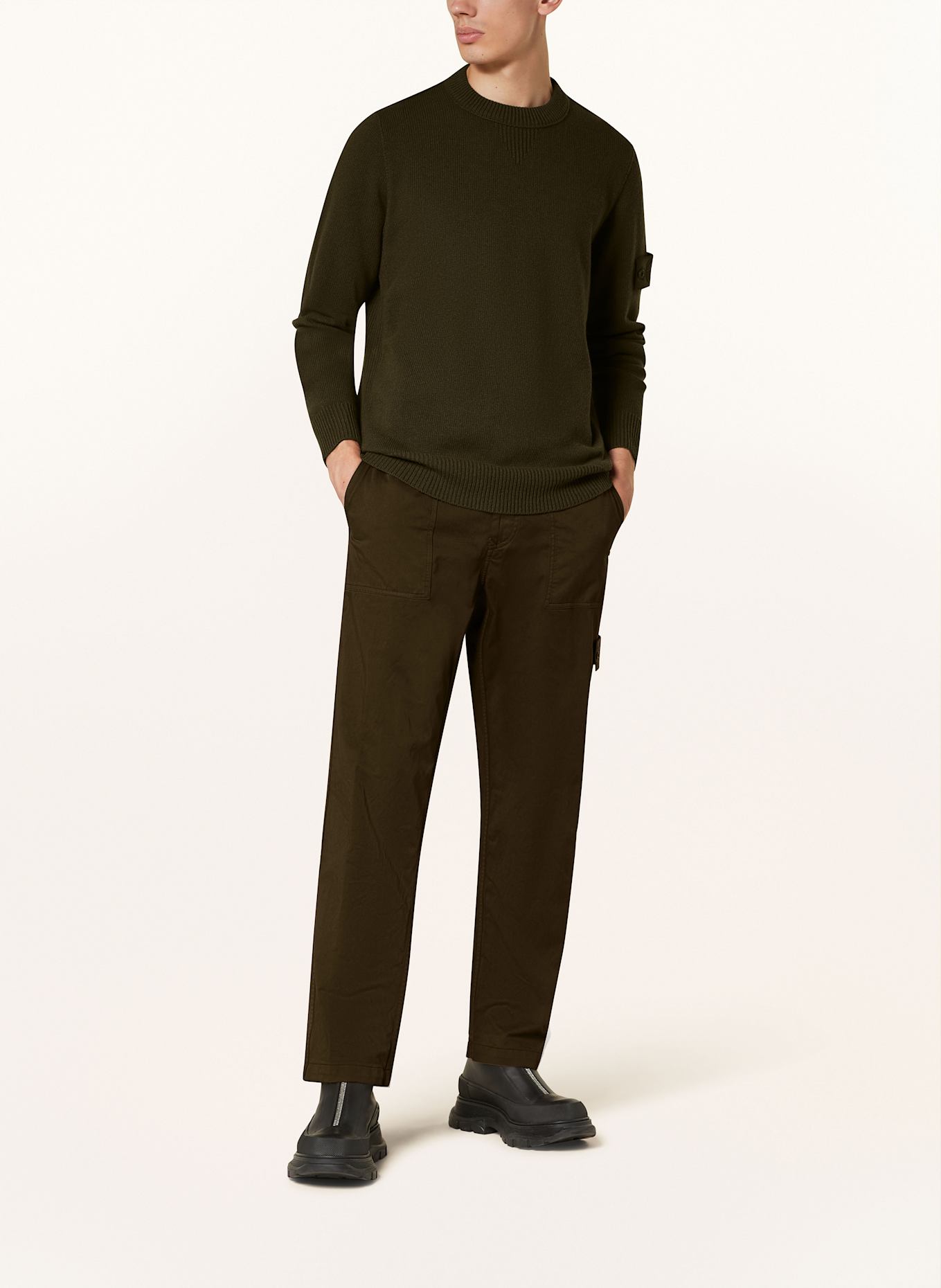 STONE ISLAND Pullover GHOST: KHAKI