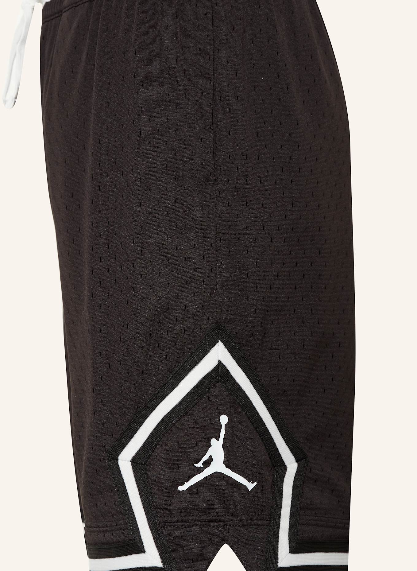 JORDAN Basketballshorts DRI-FIT SPORT, Farbe: SCHWARZ/ WEISS (Bild 3)