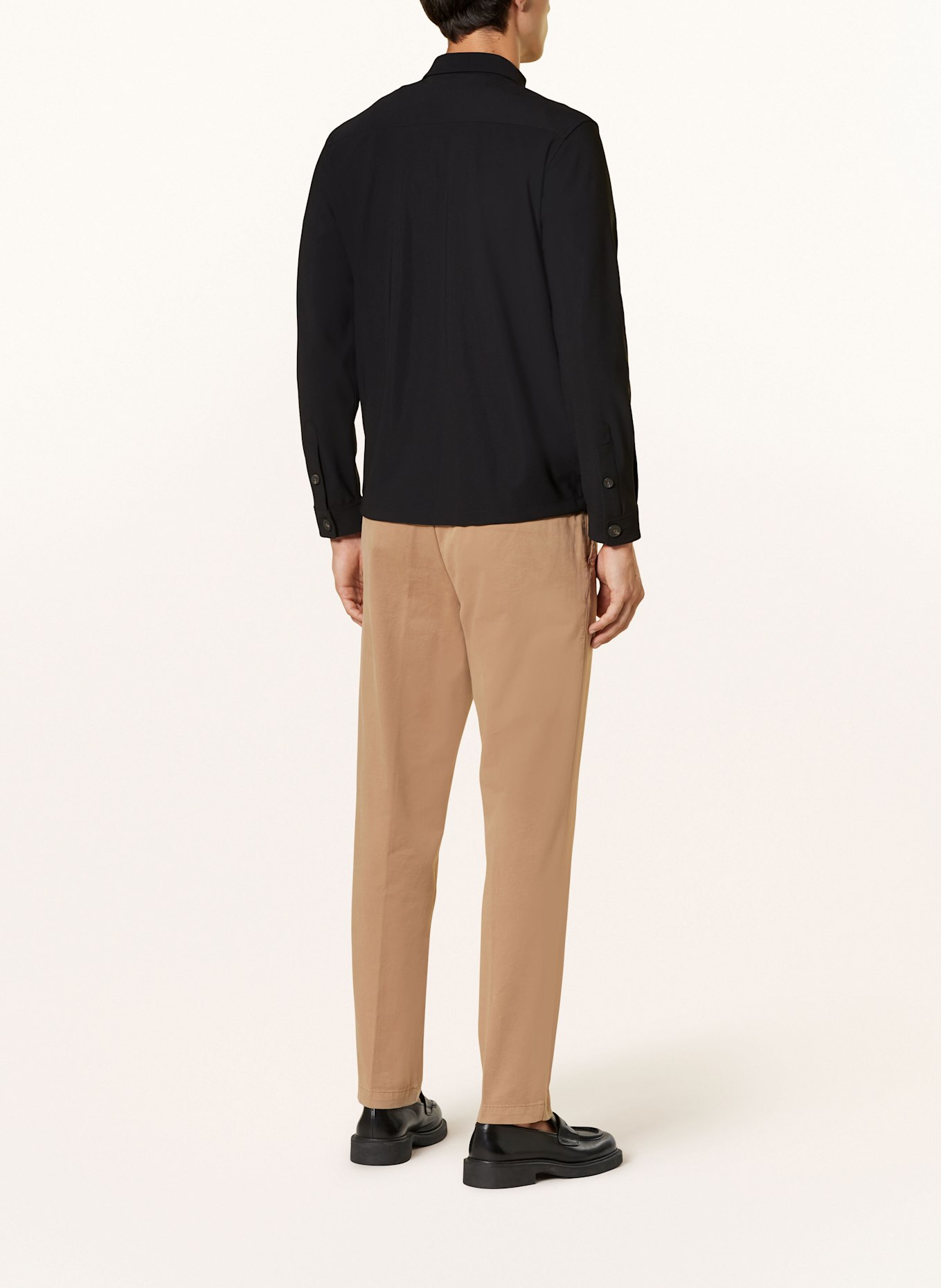 MOS MOSH Gallery Svrchní košile MMGBIRK: ČERNÁ