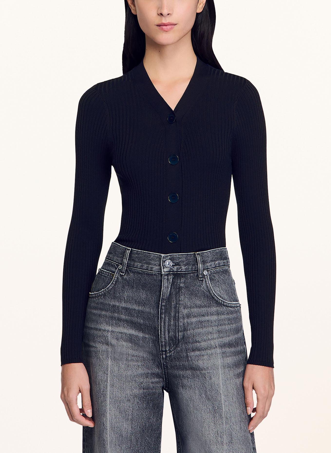 Sandro blue cardigan deals