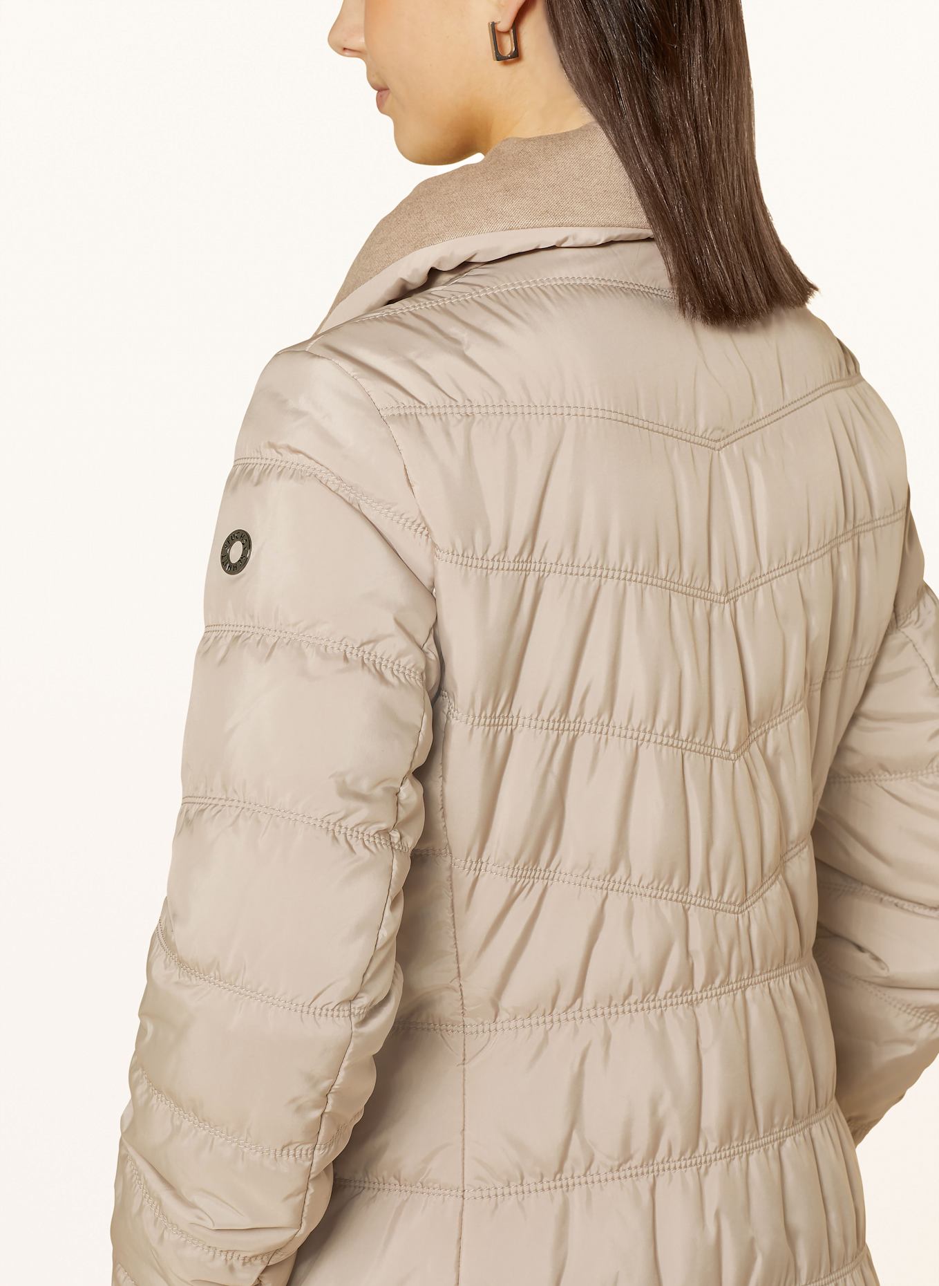 FUCHS SCHMITT Steppmantel mit abnehmbarer Kapuze, Farbe: BEIGE (Bild 6)