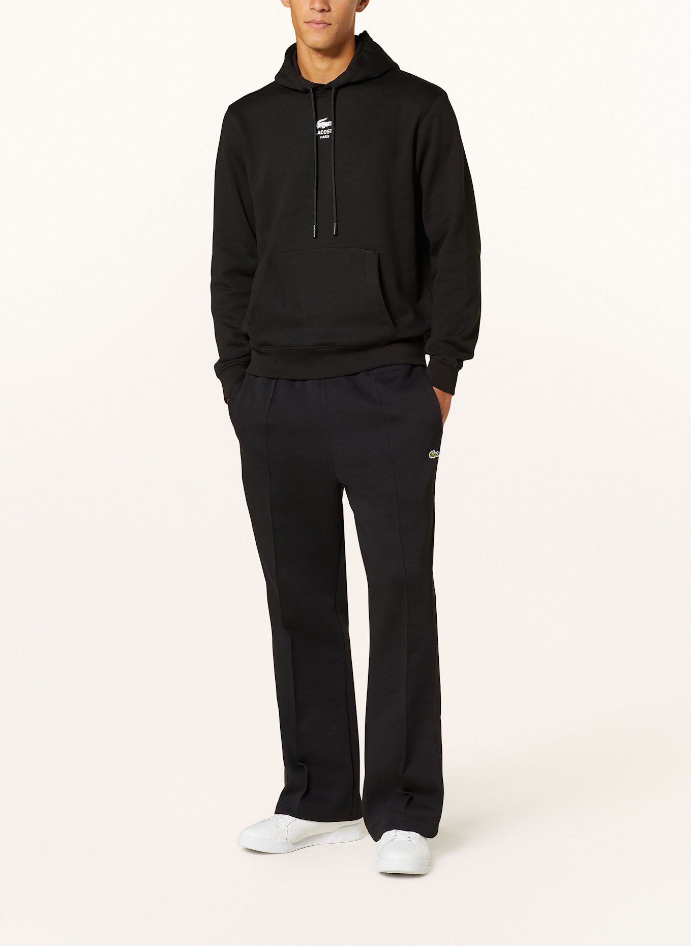 LACOSTE Track Pants Regular Fit: SCHWARZ