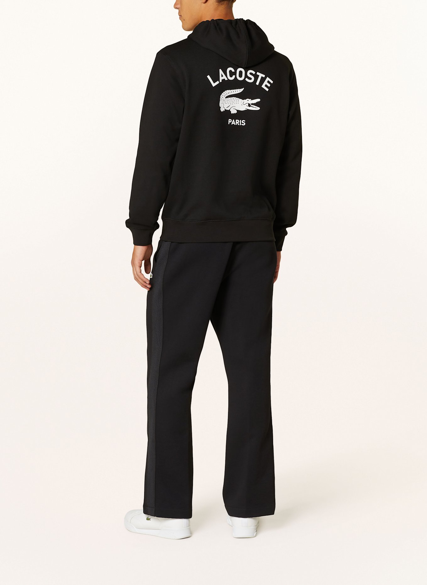 LACOSTE Track Pants Regular Fit: SCHWARZ