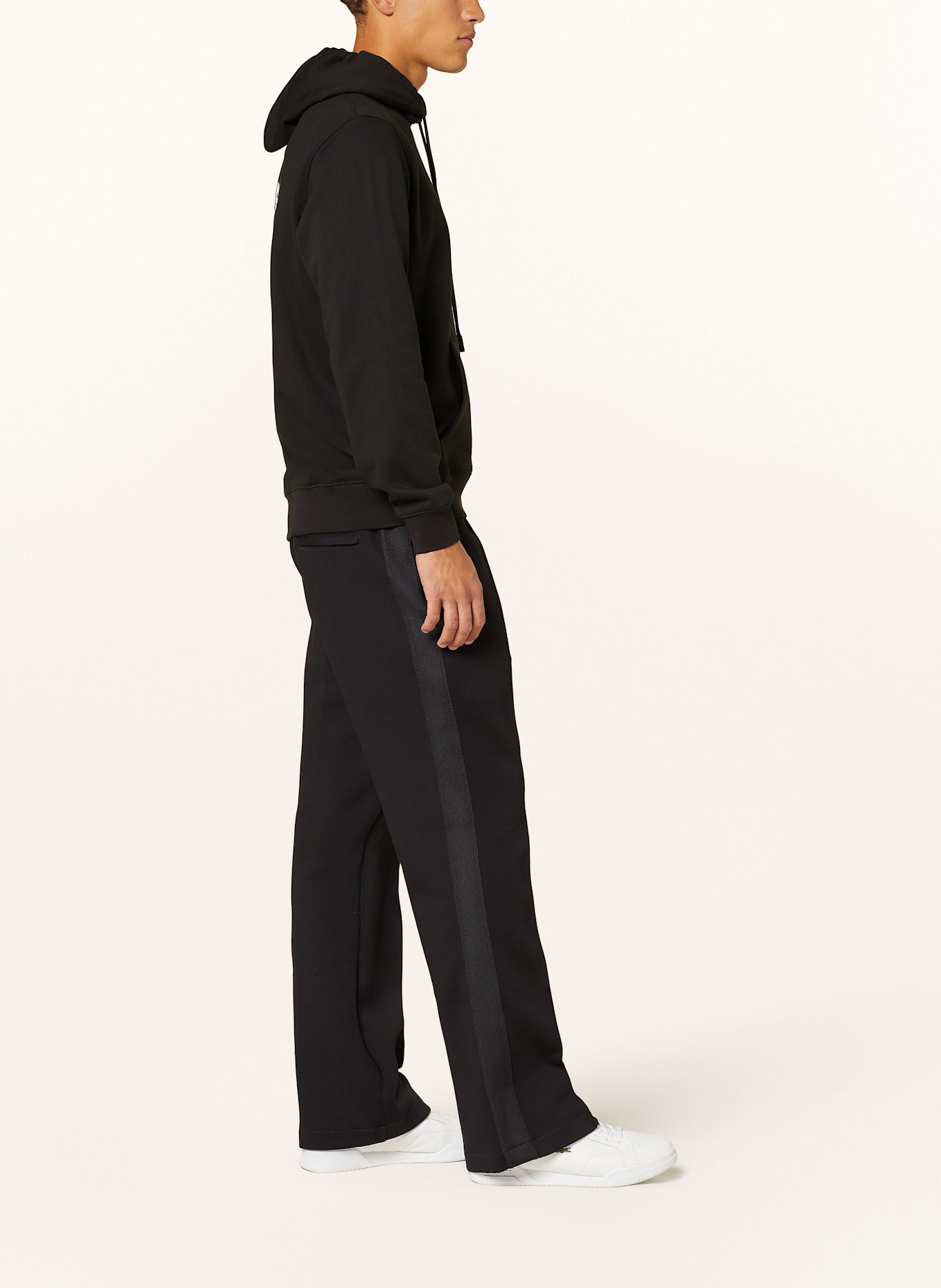 LACOSTE Track Pants Regular Fit: SCHWARZ
