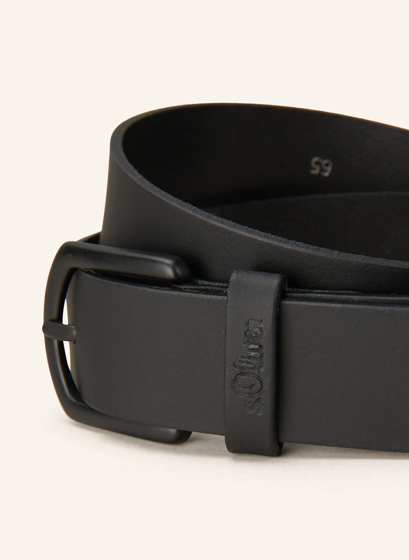 s.Oliver RED Pasek skórzany, Kolor: CZARNY (Obrazek 2)