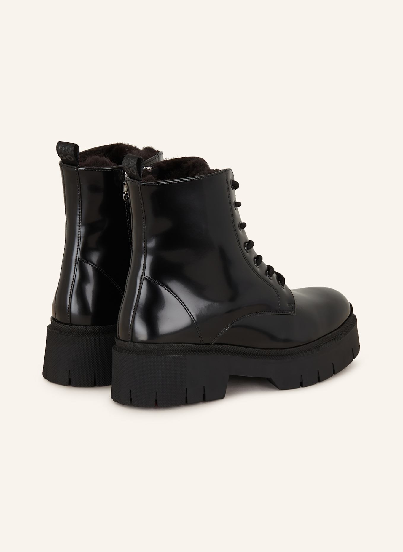 HUGO Lace up boots KRIS lined
