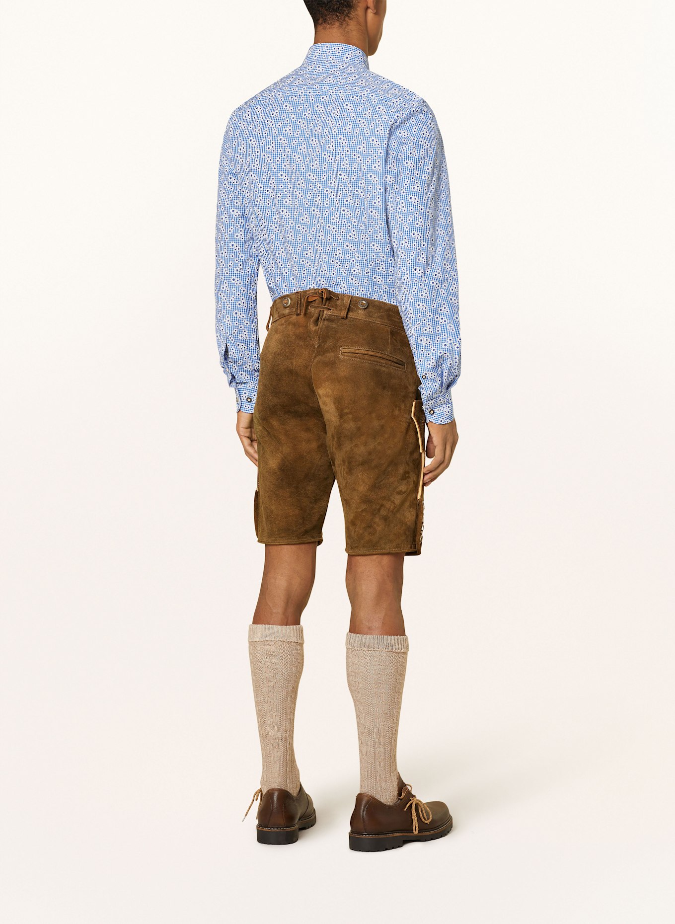 OLYMP Hemd Level Five body Fit: BLAU / WEISS / DUNKELBLAU