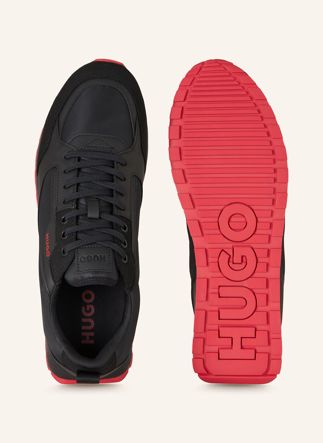 HUGO Sneaker ICELIN: SCHWARZ