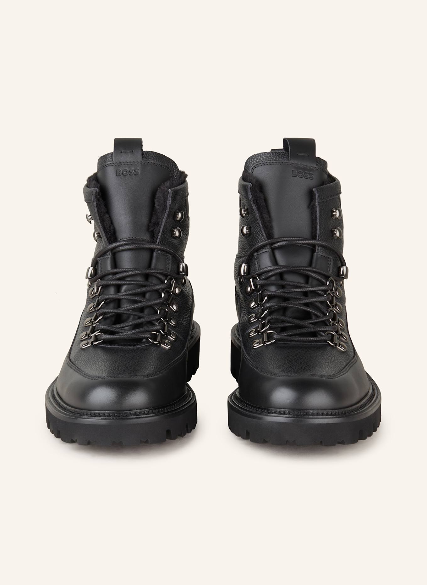 BOSS Schnürboots JULYO: SCHWARZ