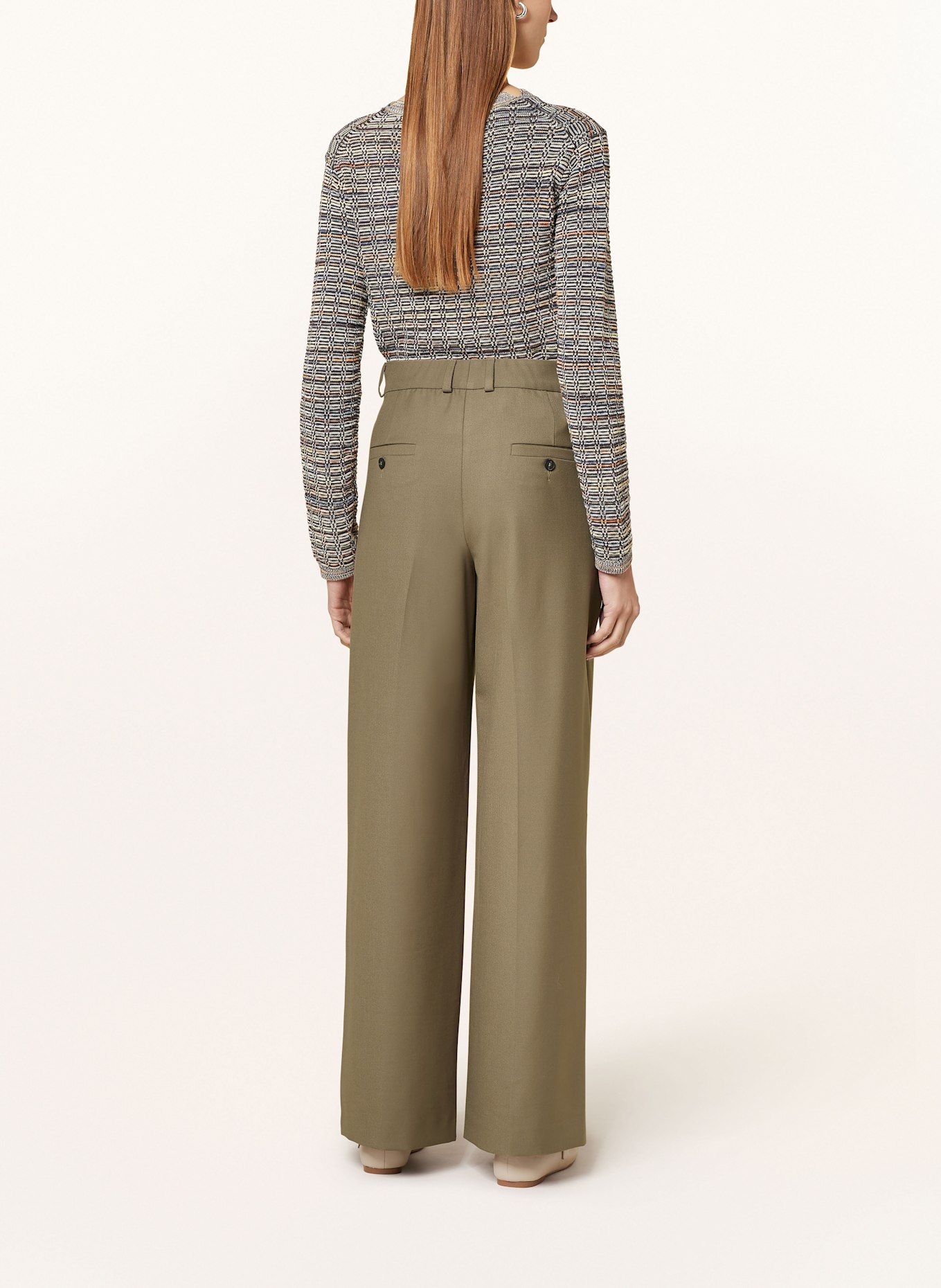 RIANI Wide leg trousers, Color: KHAKI (Image 3)