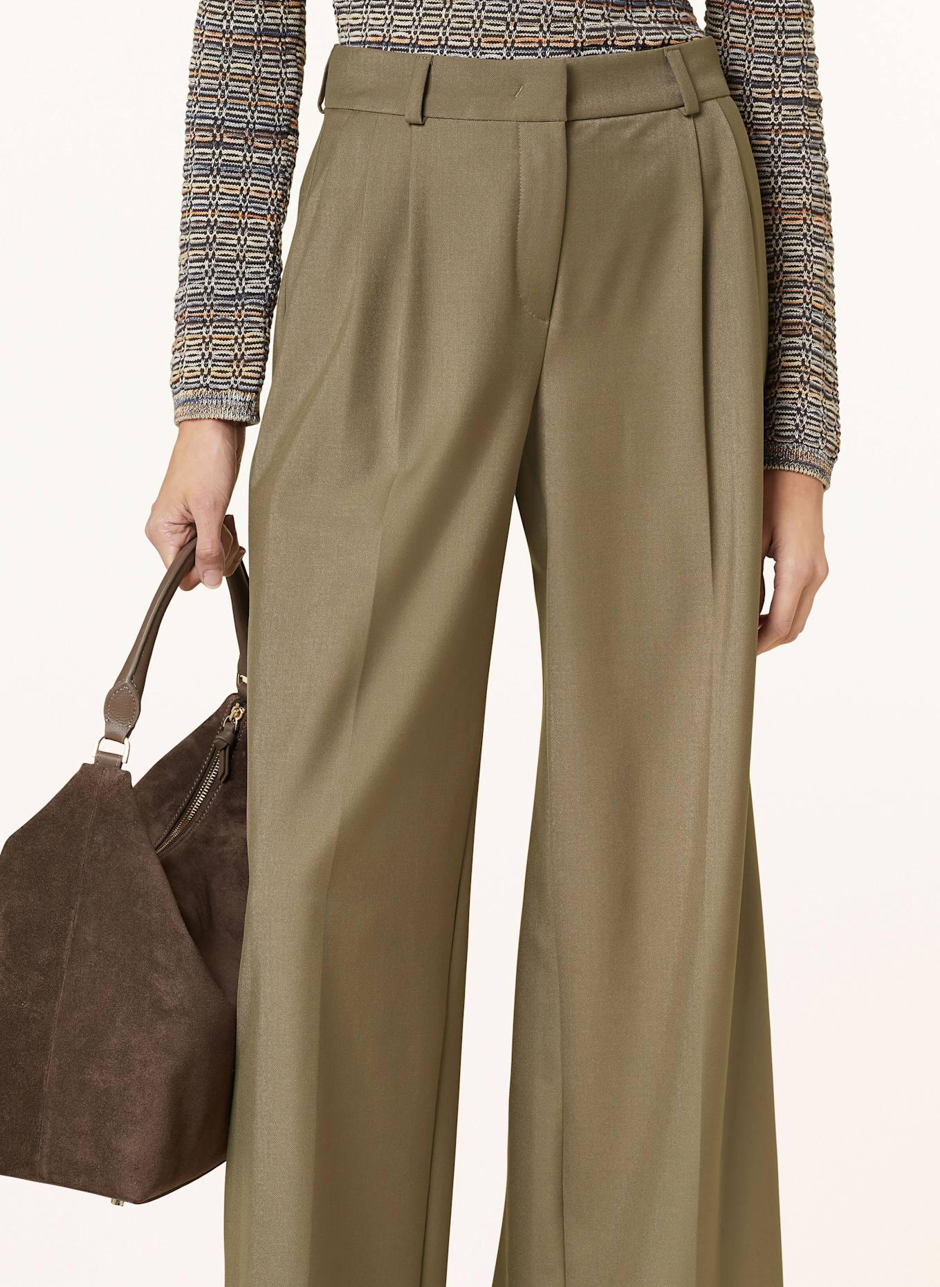 RIANI Wide leg trousers, Color: KHAKI (Image 5)